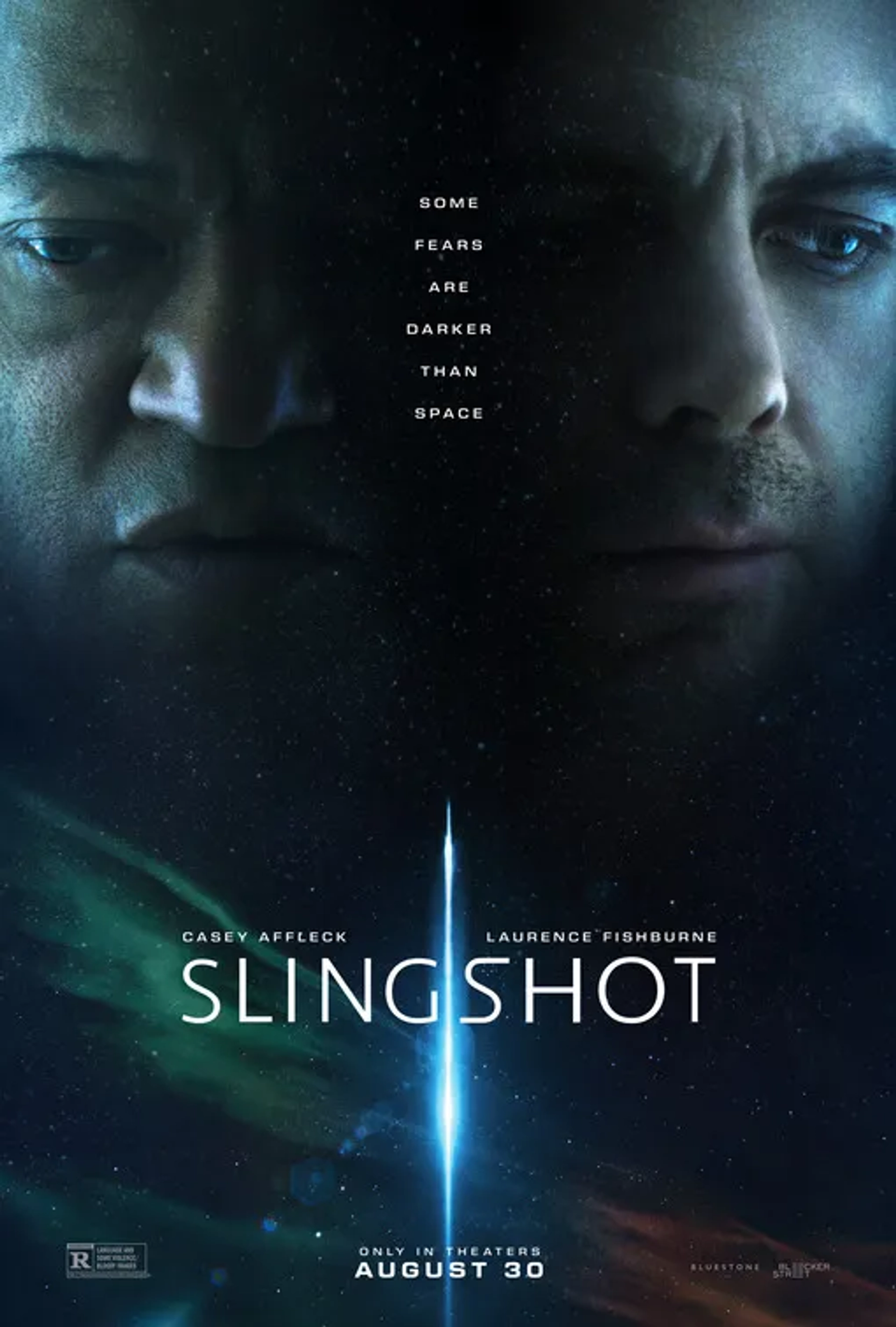 Laurence Fishburne and Casey Affleck in Slingshot (2024)