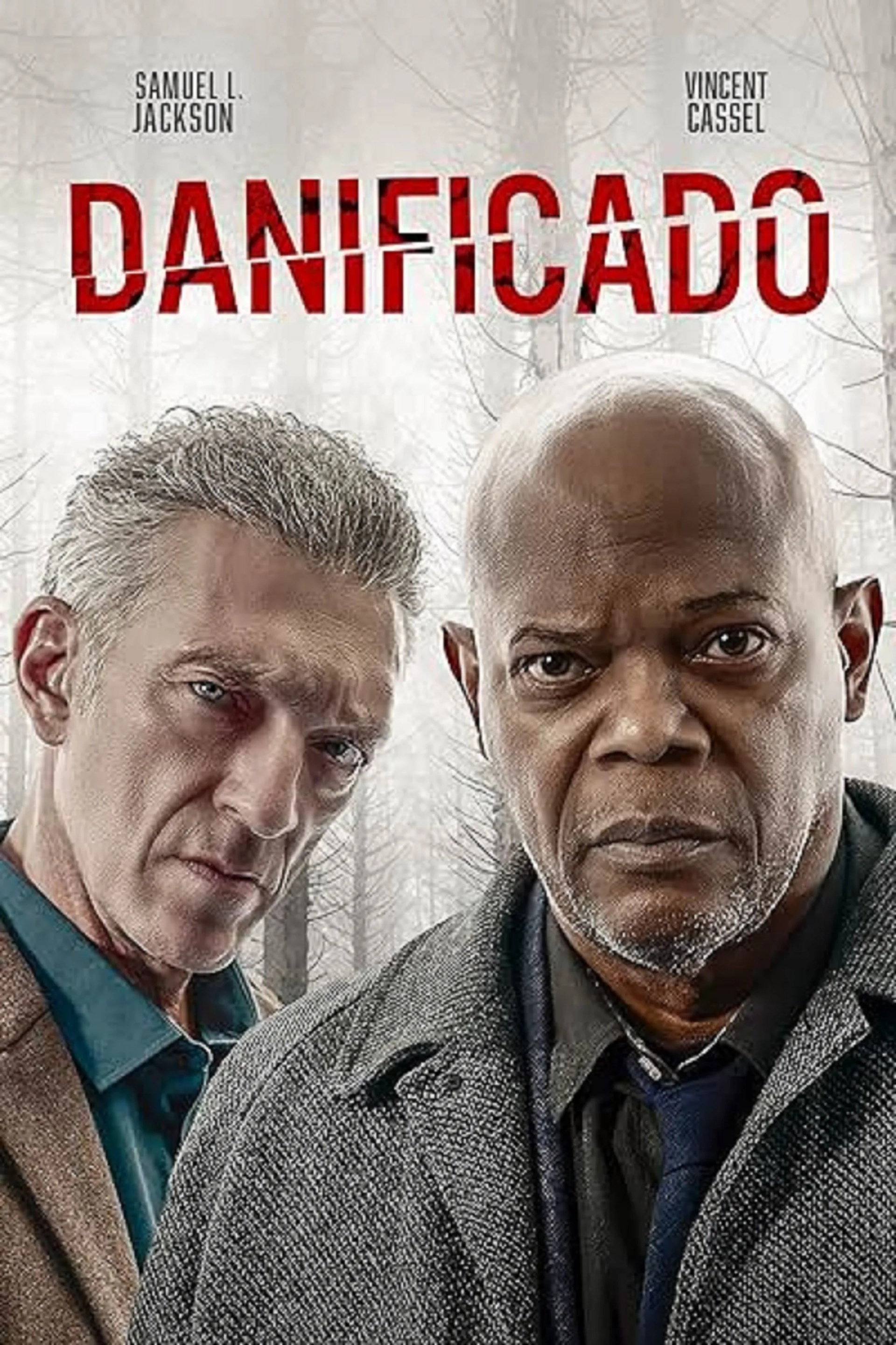 Samuel L. Jackson and Vincent Cassel in Damaged (2024)