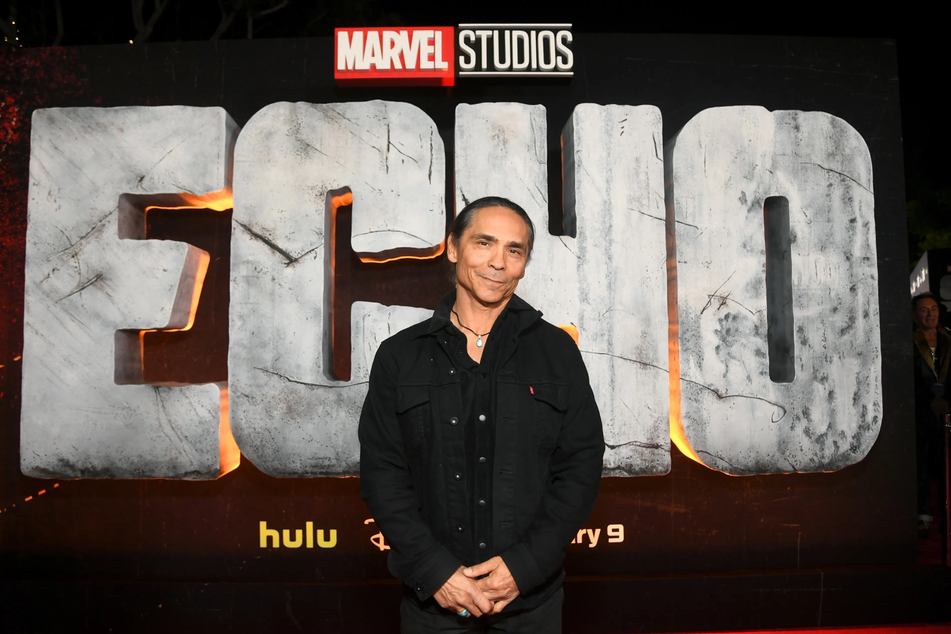 Zahn McClarnon at an event for Echo (2023)