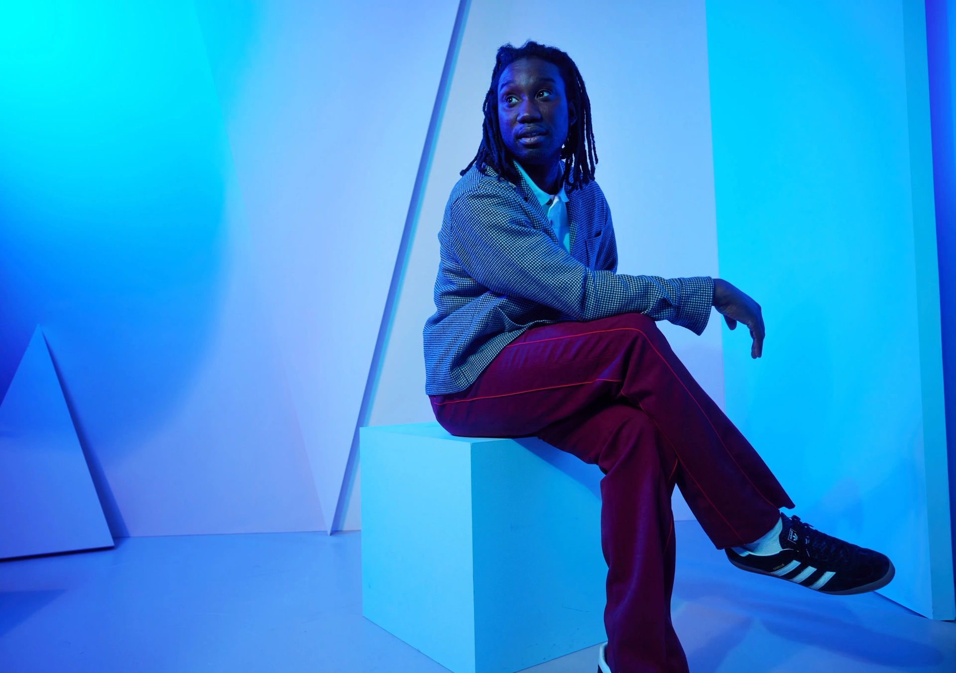 Nathan Stewart-Jarrett at an event for Azrael (2024)