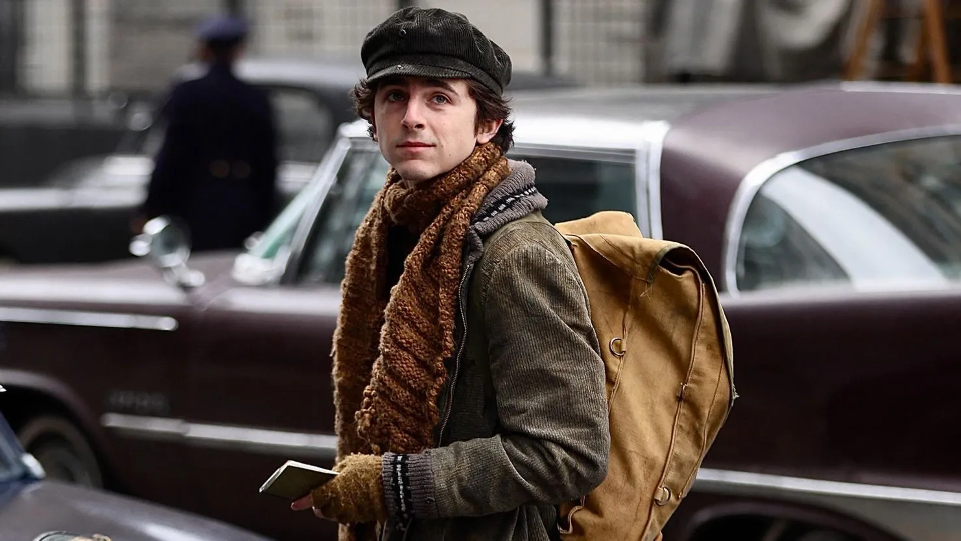 Timothée Chalamet in A Complete Unknown (2024)