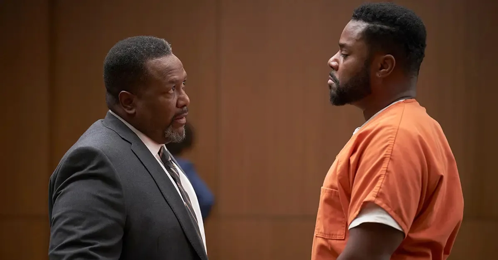 Wendell Pierce and Malcolm-Jamal Warner in Kendall's Story (2023)