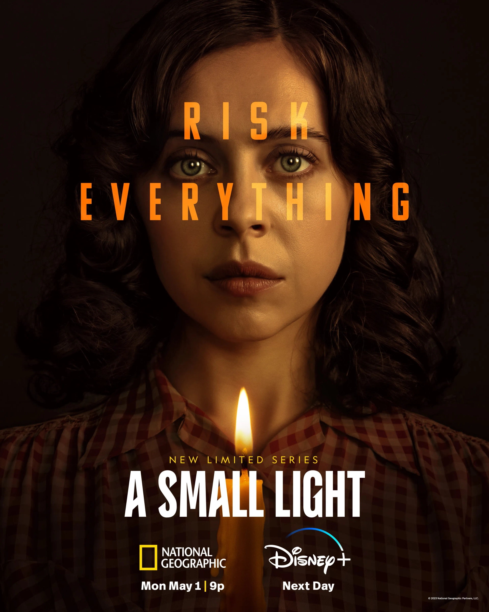 Bel Powley in A Small Light (2023)