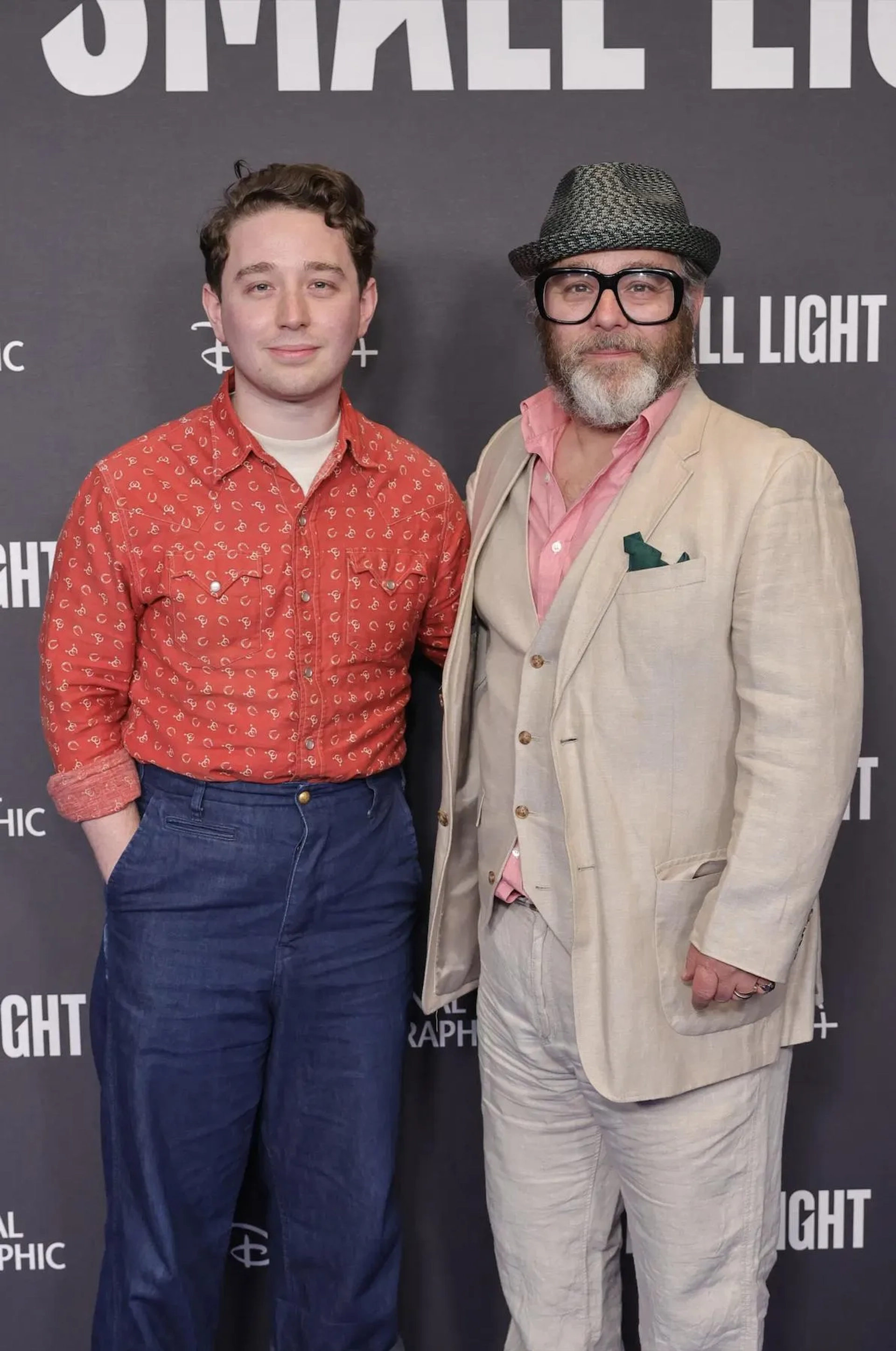 Andy Nyman and Preston Nyman in A Small Light (2023)