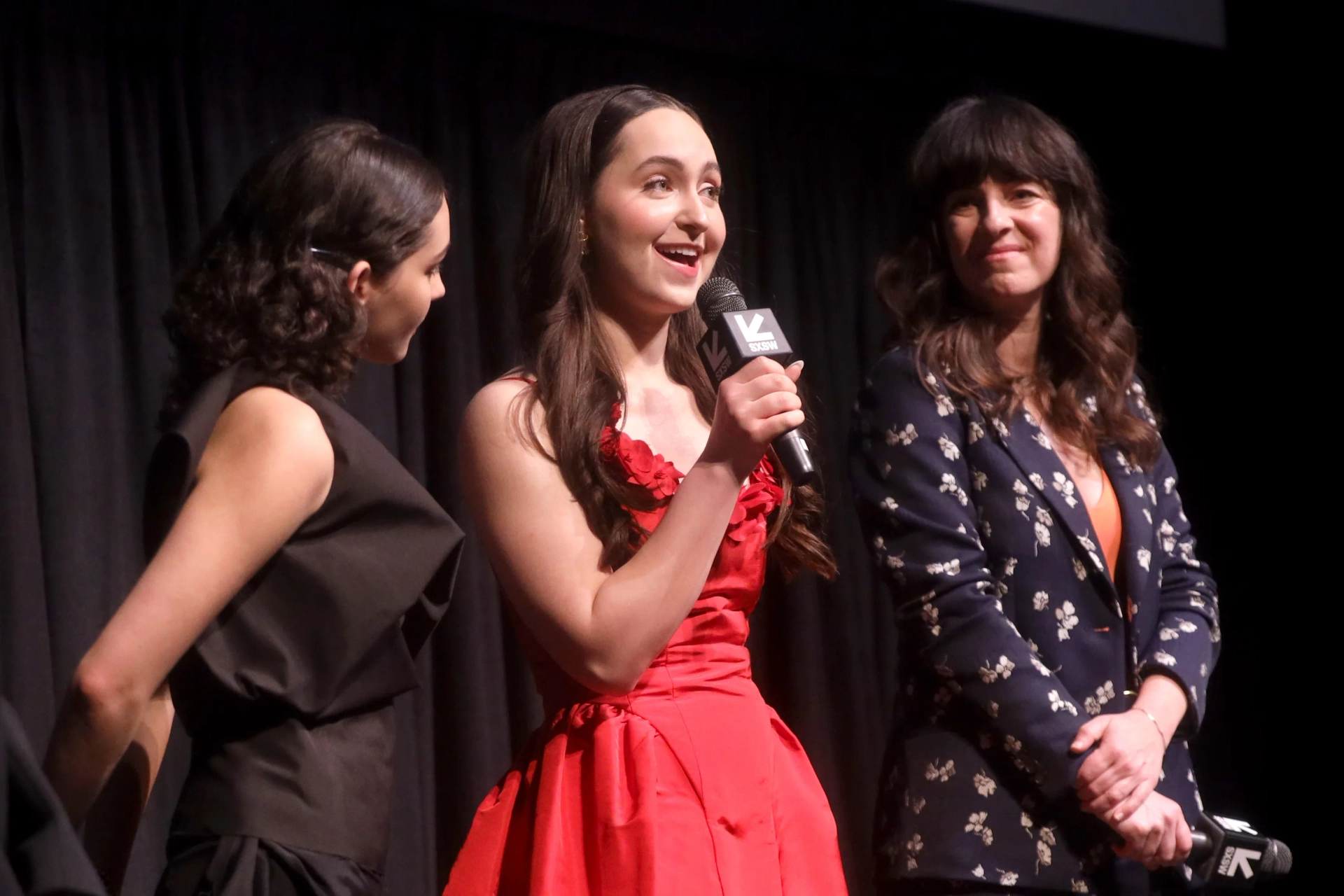 Ashley Brooke at World Premiere of A Small Light, SXSW Film Festival with director Susanna Fogel and Billie Boullet