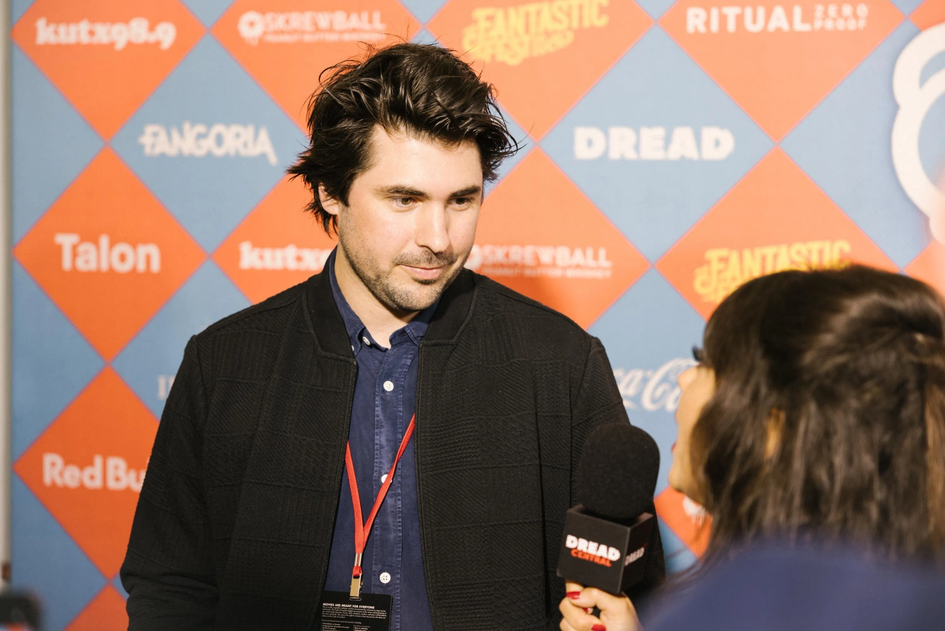 Jordan Downey at Fantastic Fest for V/H/S/Beyond
