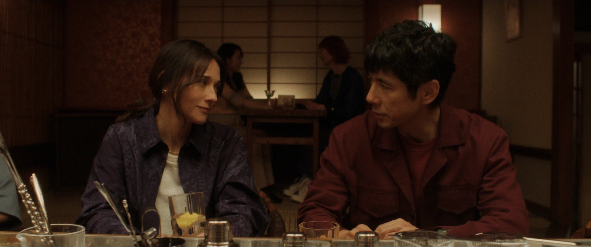 Rashida Jones and Hidetoshi Nishijima in Sunny (2024)