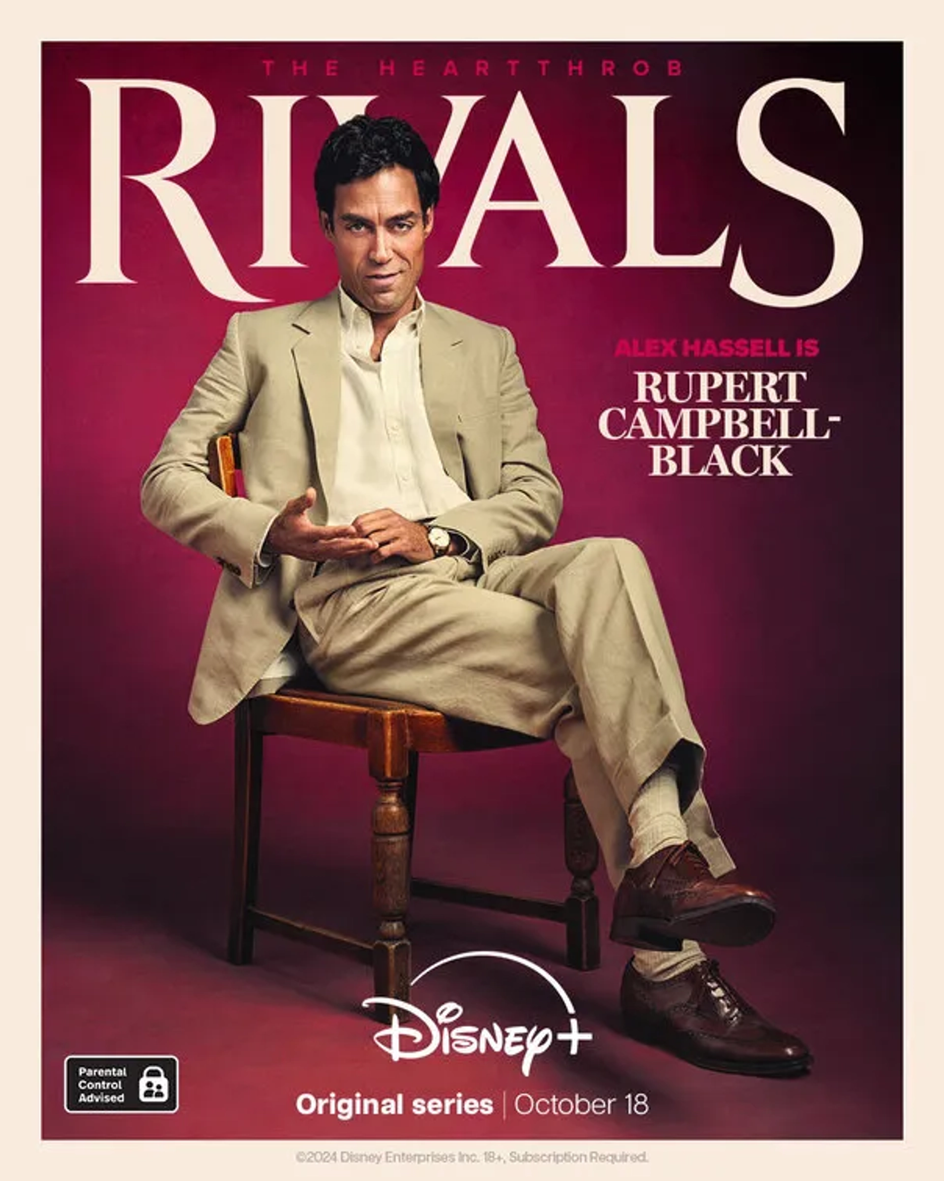 Alex Hassell in Rivals (2024)