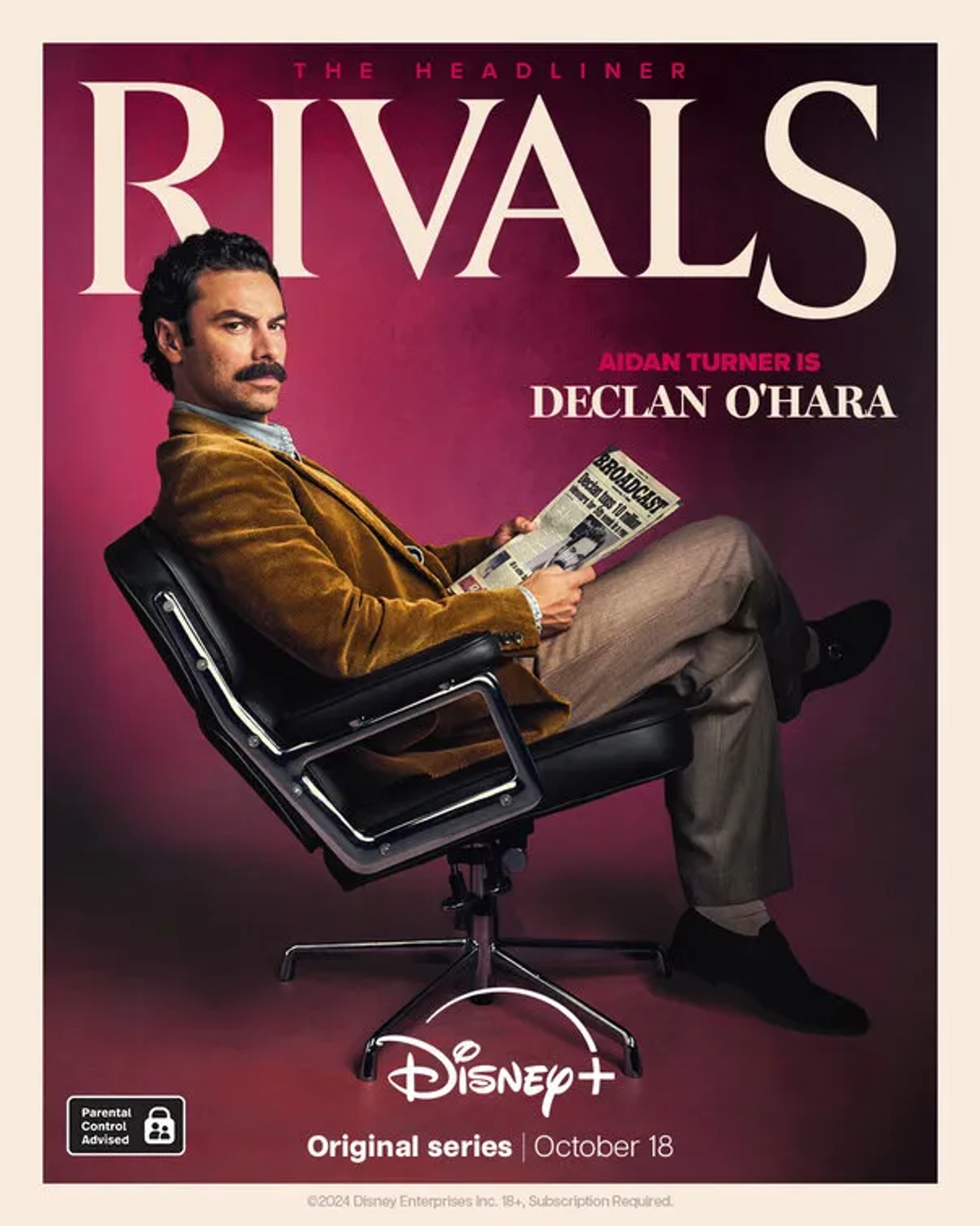Aidan Turner in Rivals (2024)