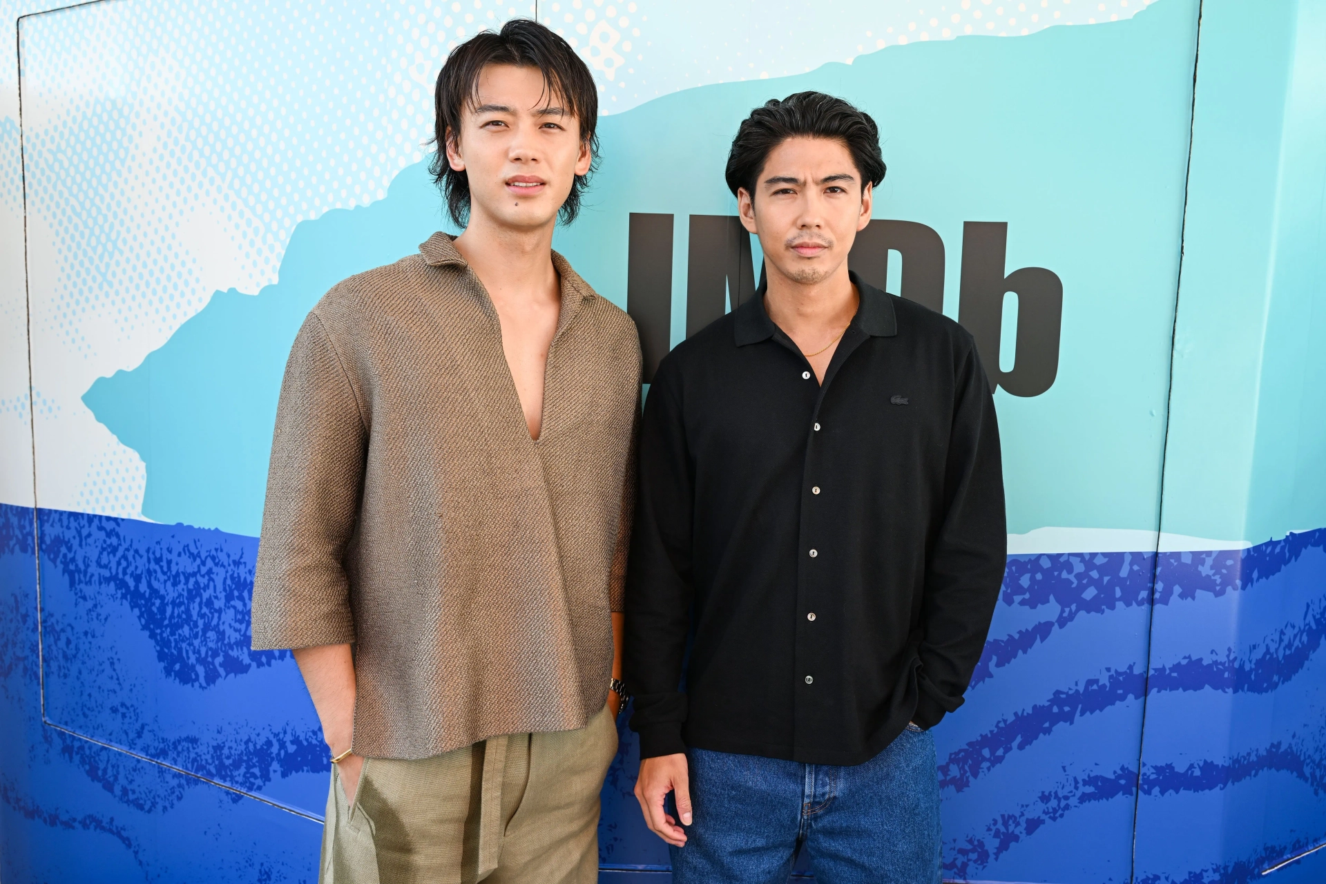 Kento Kaku and Ryoma Takeuchi at an event for Like a Dragon: Yakuza (2024)