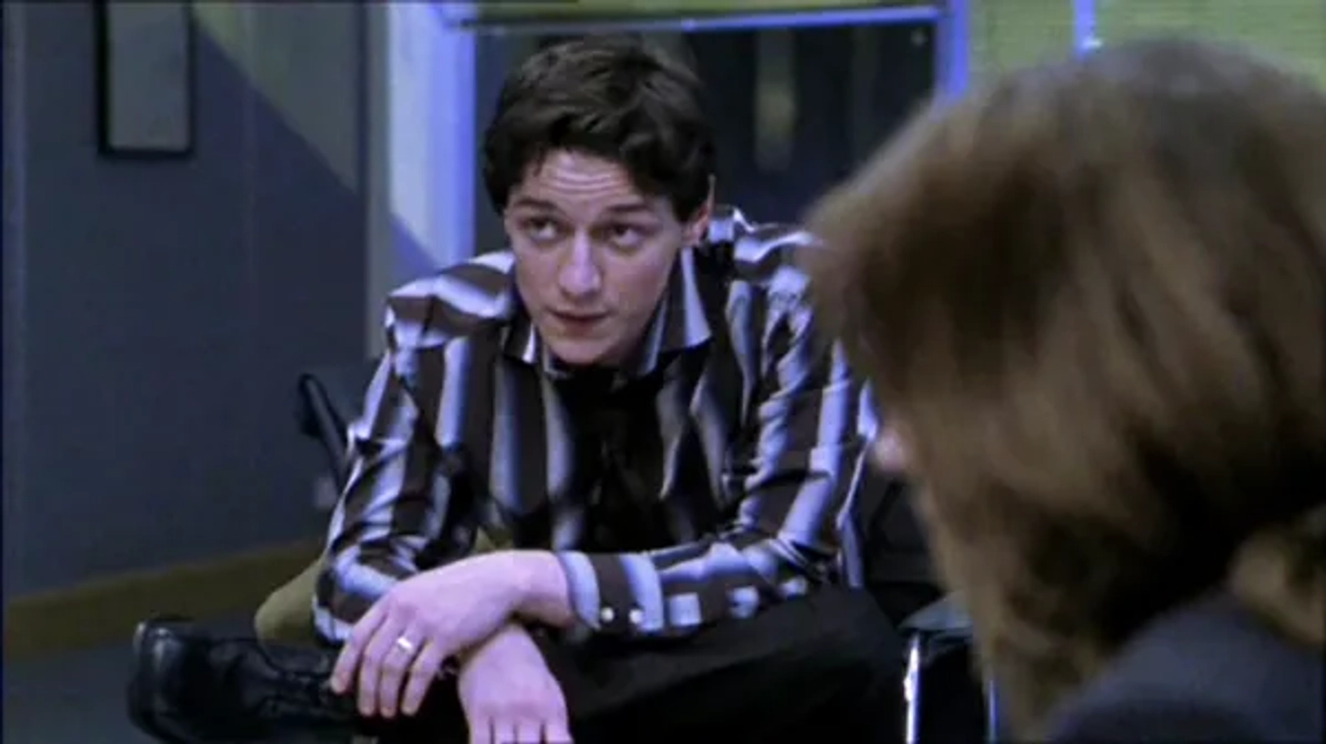 Kelly Macdonald and James McAvoy in State of Play (2003)