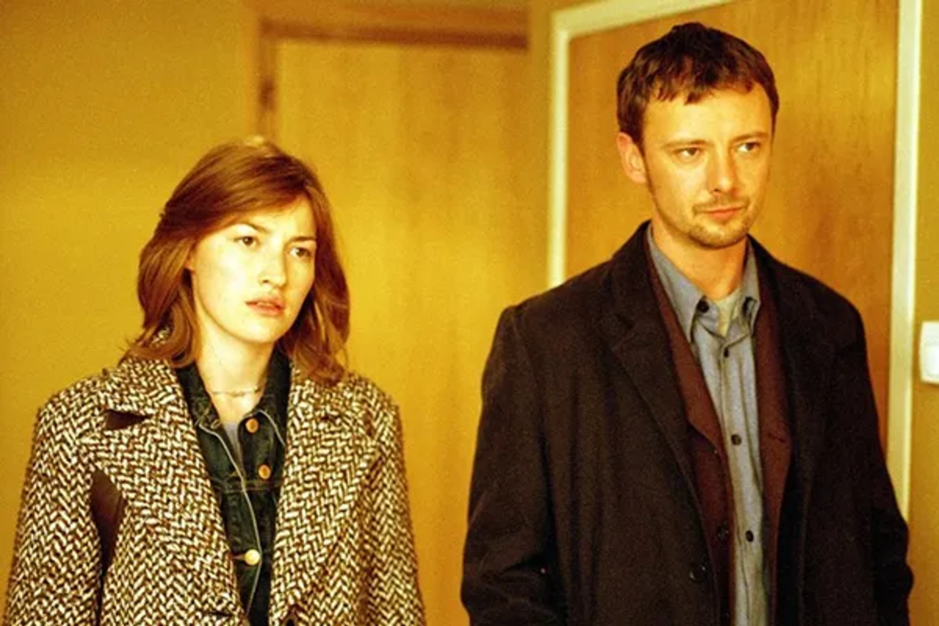 Kelly Macdonald and John Simm in State of Play (2003)