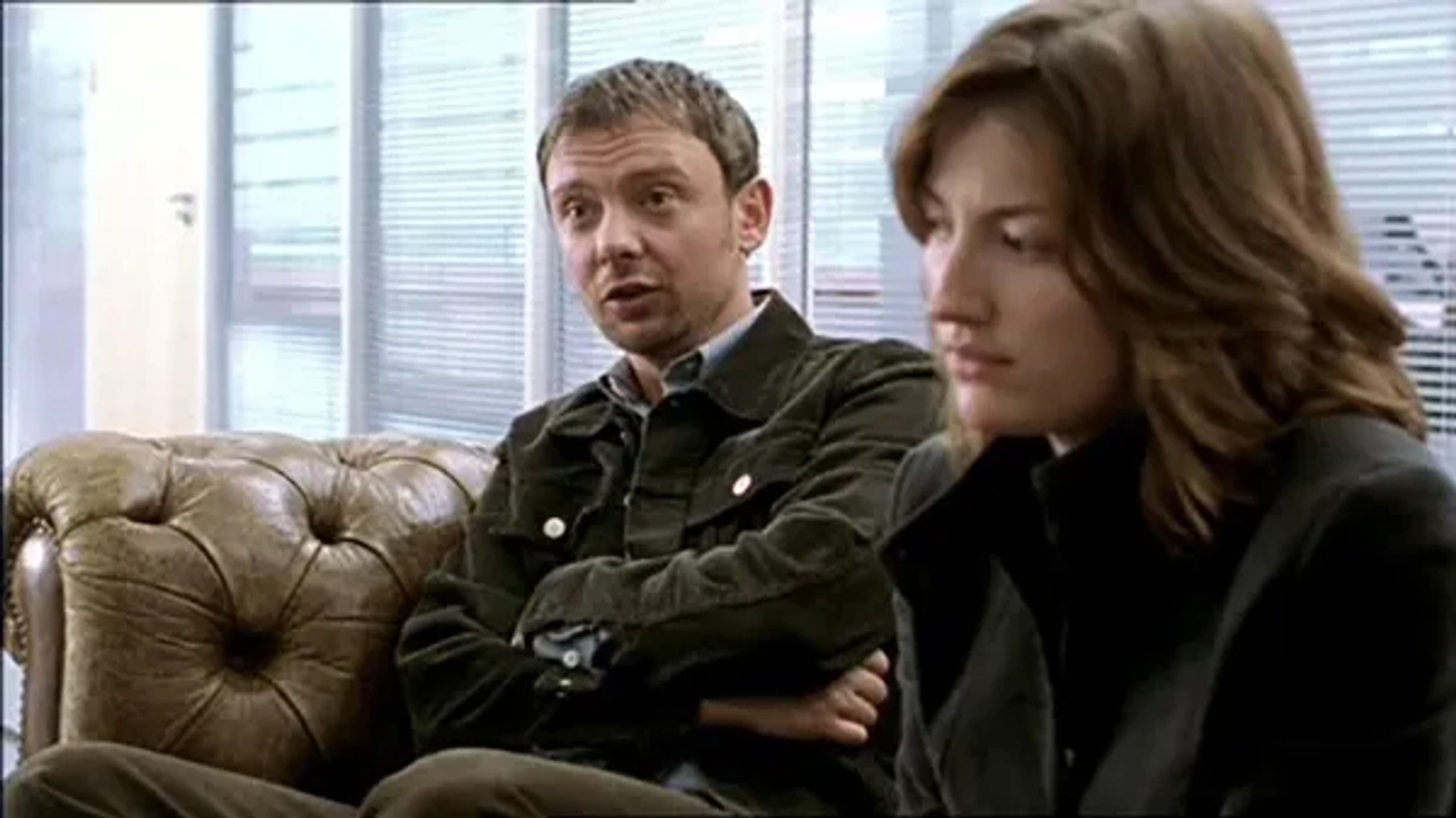 Kelly Macdonald and John Simm in State of Play (2003)