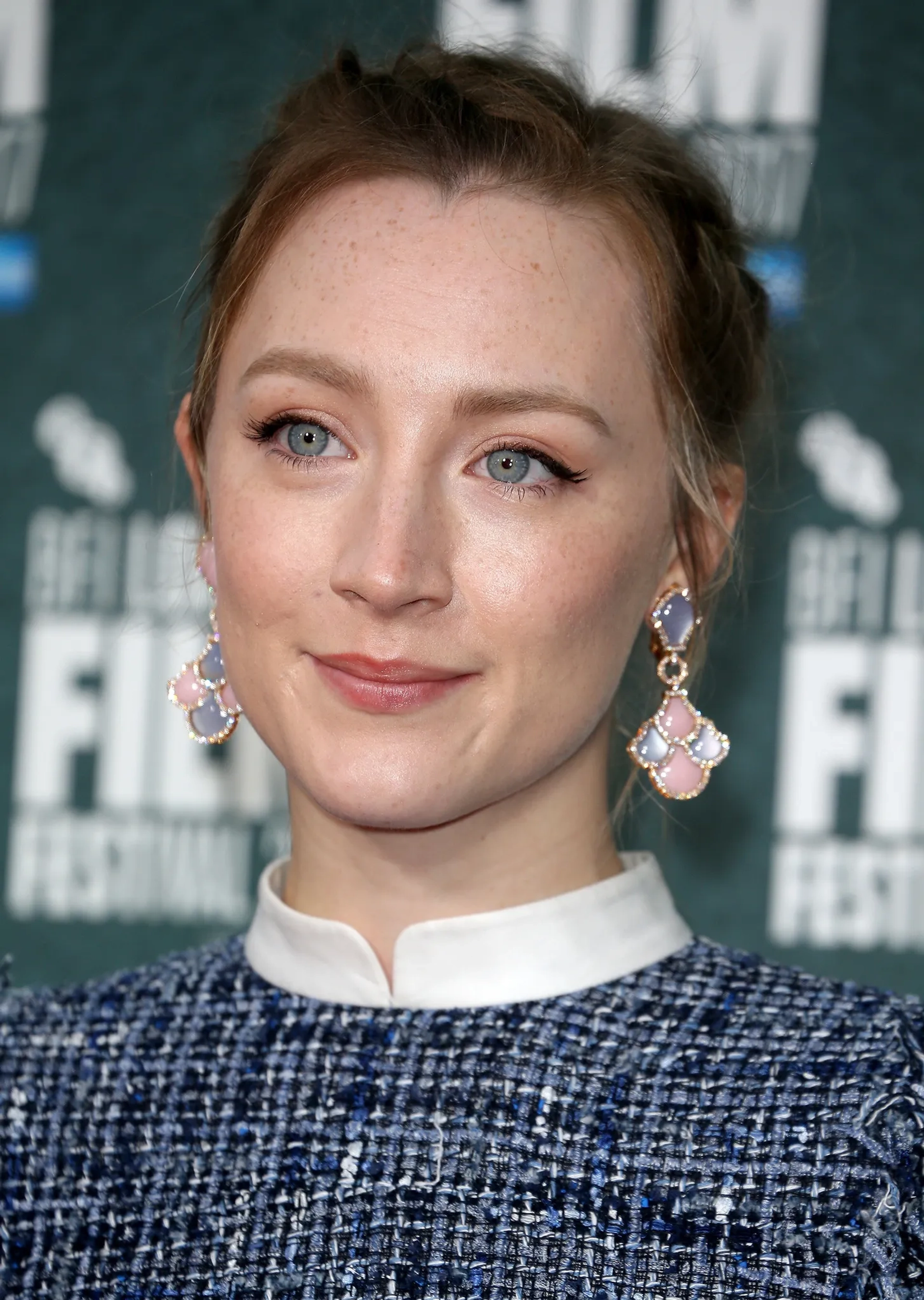 Saoirse Ronan at an event for On Chesil Beach (2017)