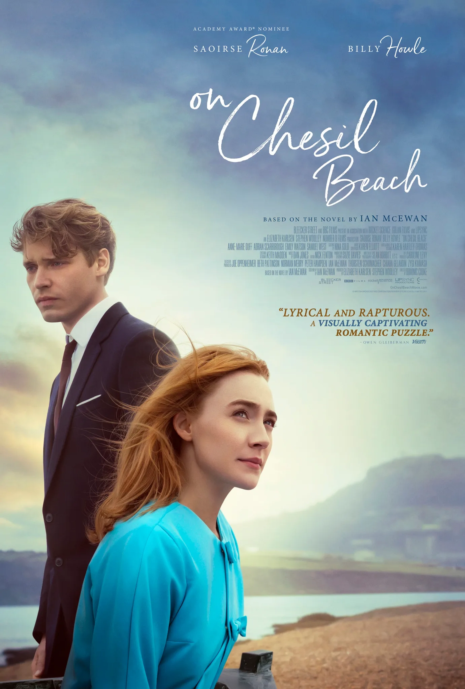 Saoirse Ronan and Billy Howle in On Chesil Beach (2017)