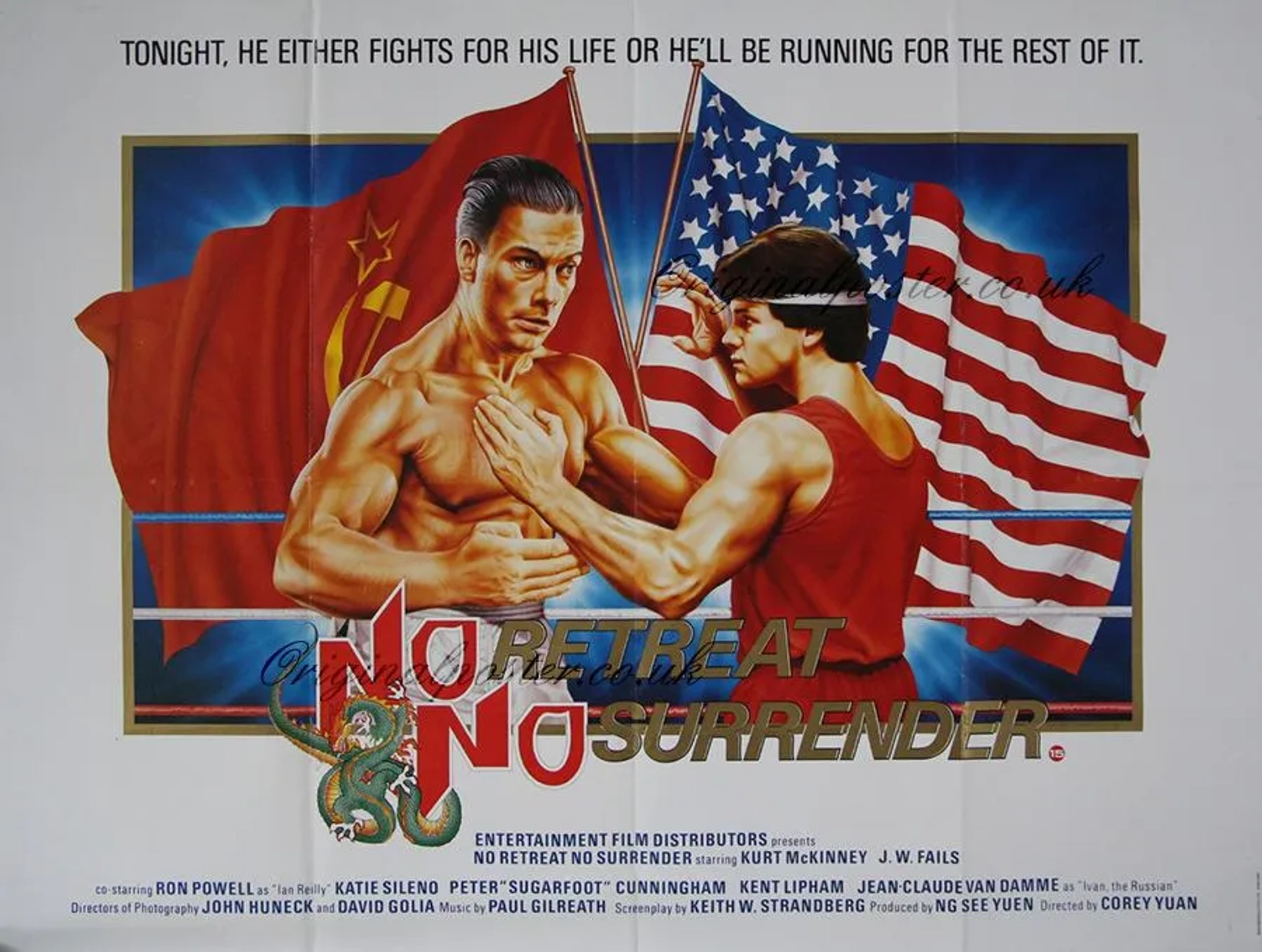فیلم نه عقب نشینی، نه تسلیم (No Retreat, No Surrender 1985)
