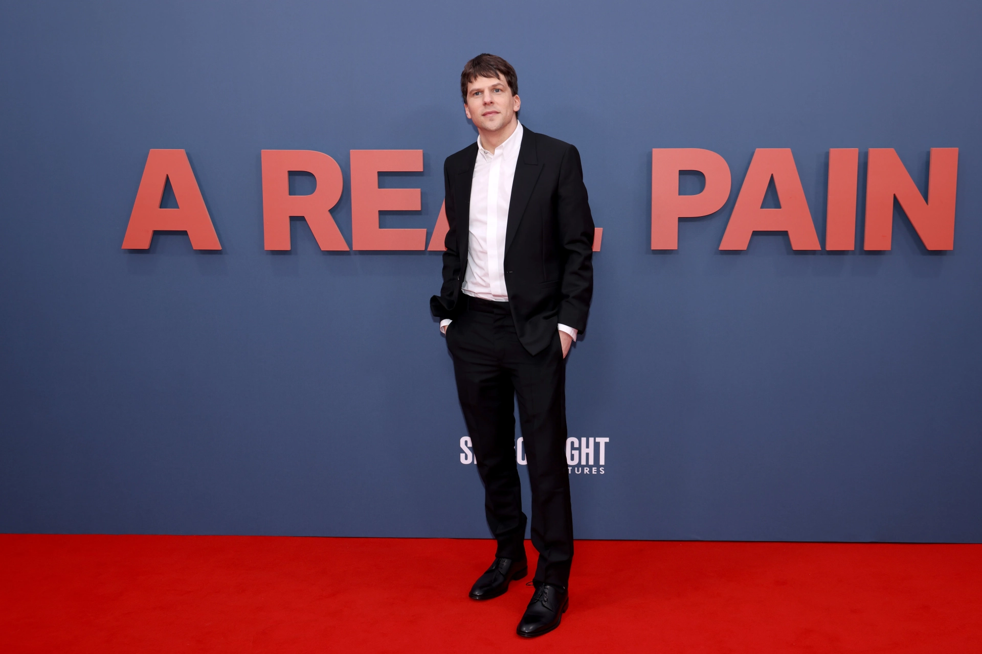 Jesse Eisenberg at an event for A Real Pain (2024)