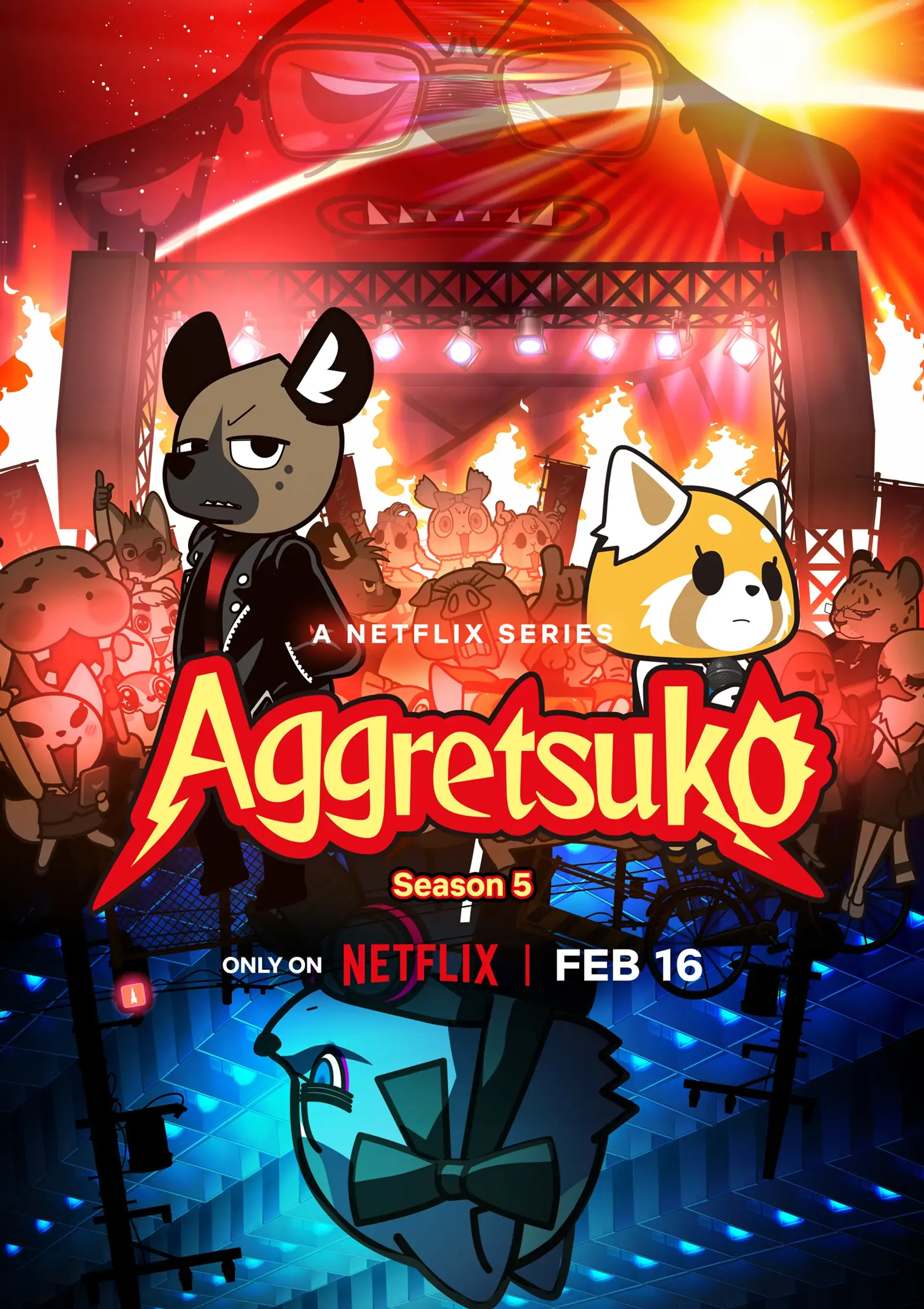 انیمه رتسوکوی پرخاشگر (Aggretsuko 2018)