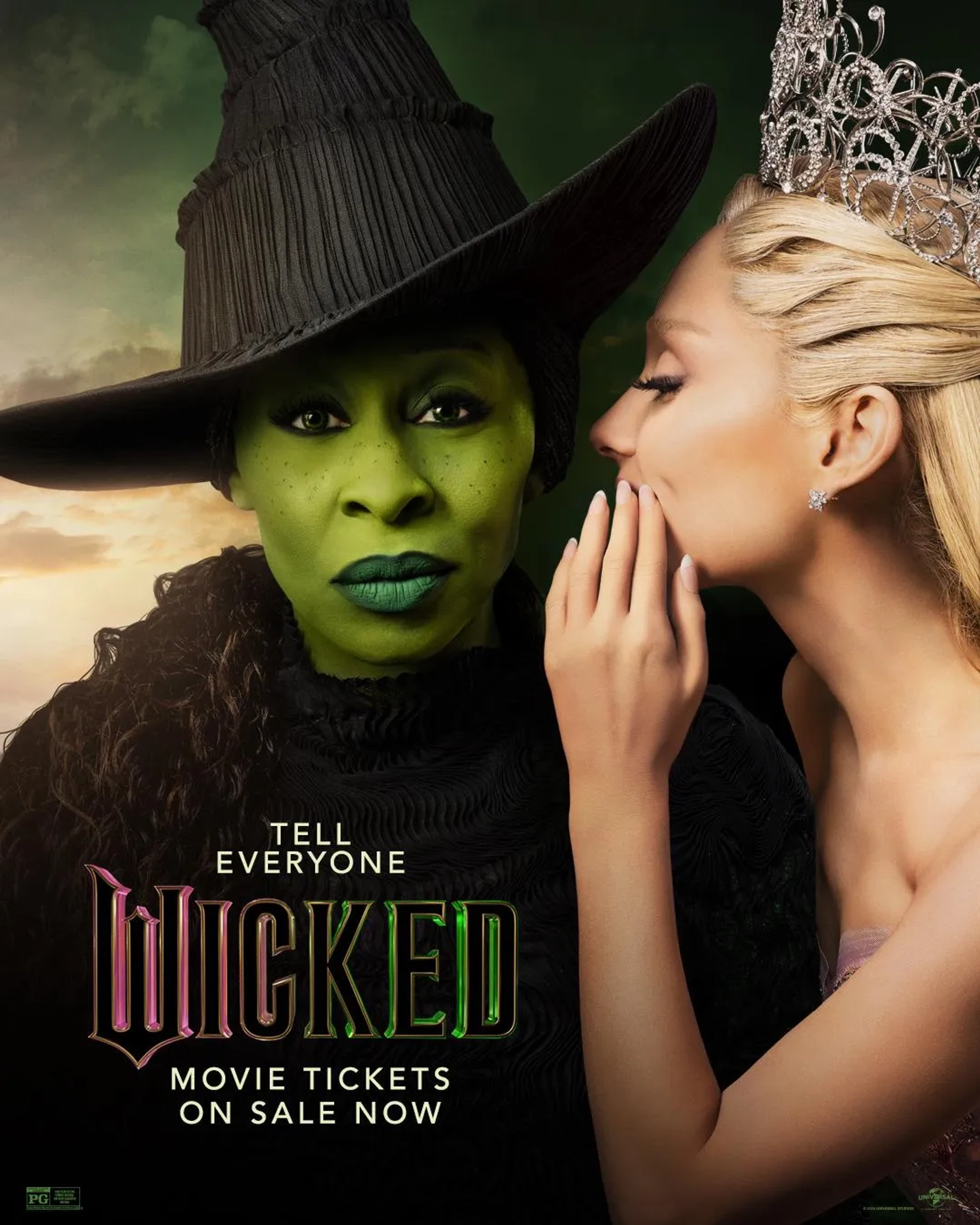 Ariana Grande and Cynthia Erivo in Wicked (2024)