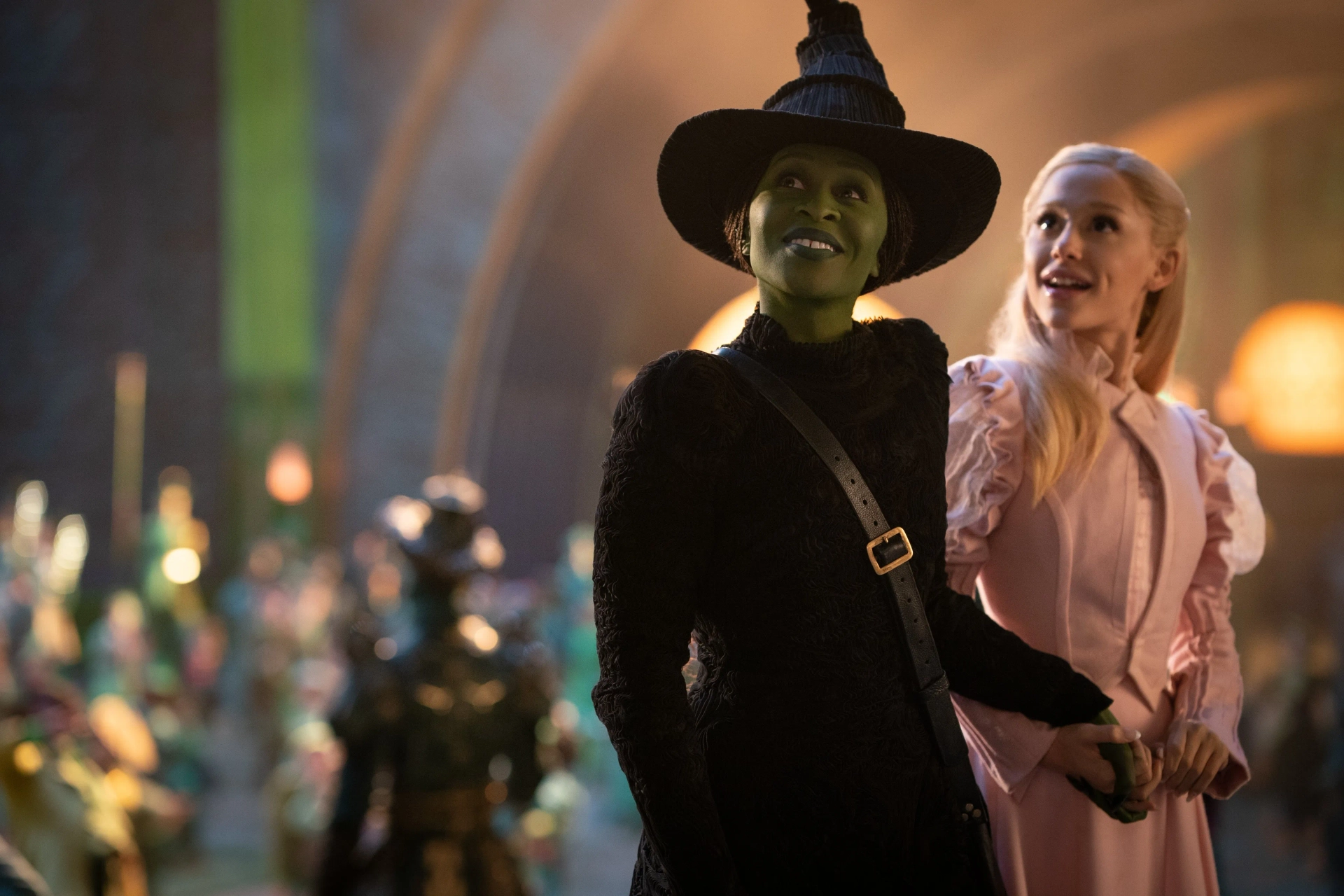 Ariana Grande and Cynthia Erivo in Wicked (2024)