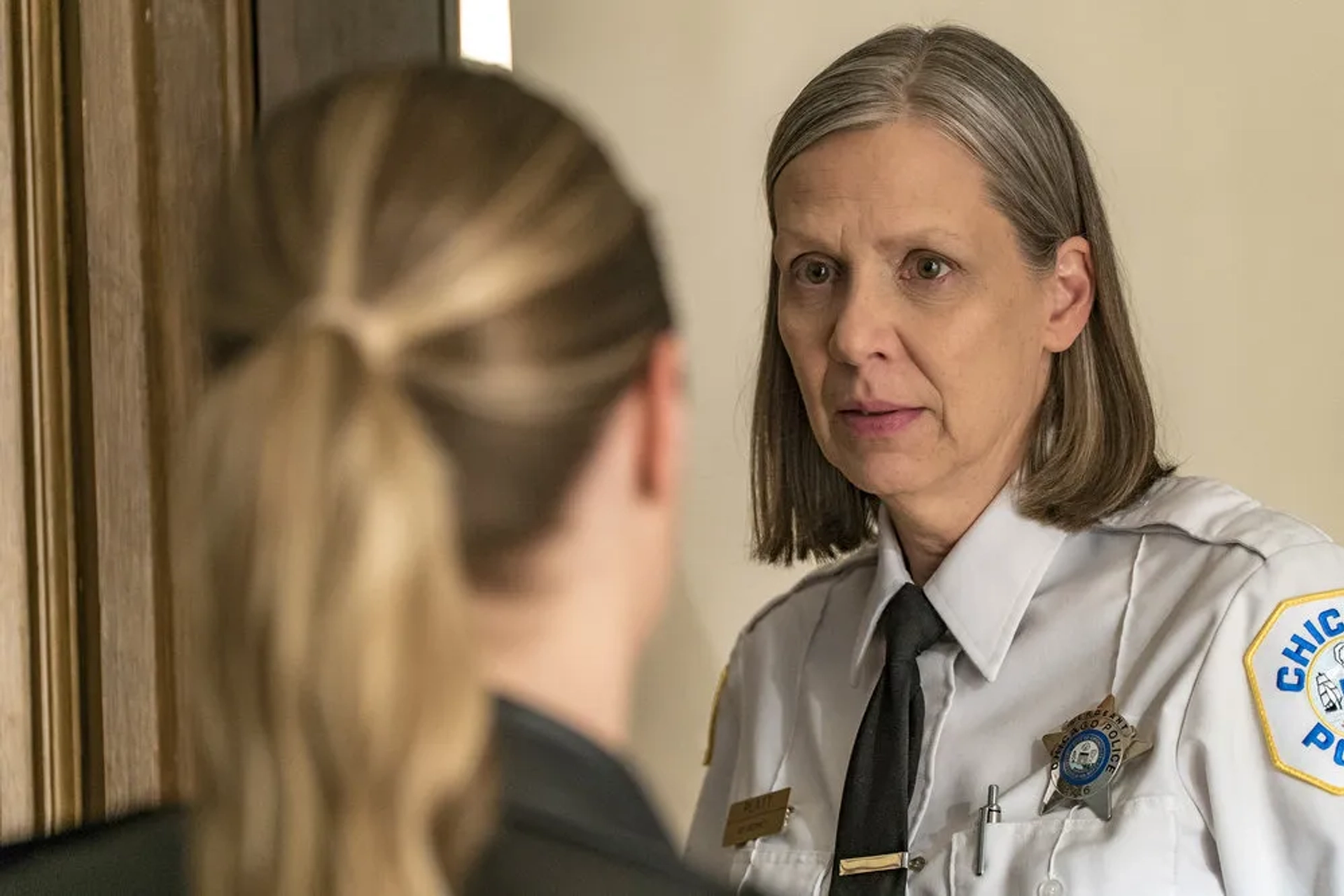 Amy Morton and Tracy Spiridakos in Chicago P.D. (2014)