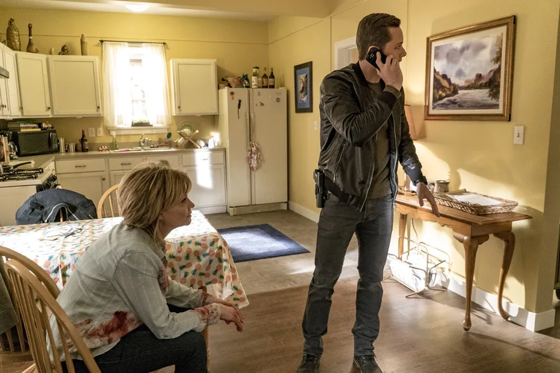 Jesse Lee Soffer and Markie Post in Chicago P.D. (2014)