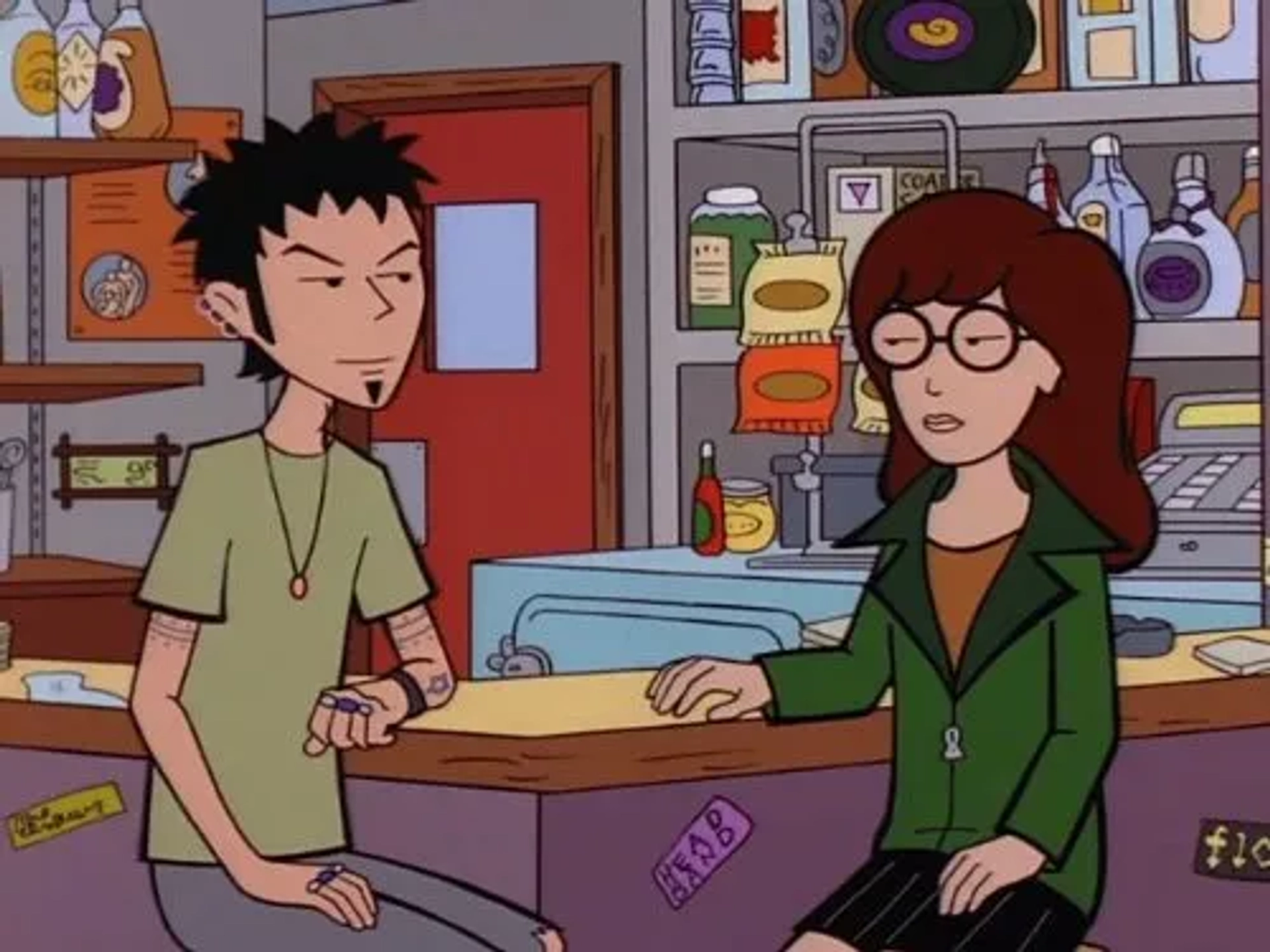 Alvaro J. Gonzalez and Tracy Grandstaff in Daria (1997)