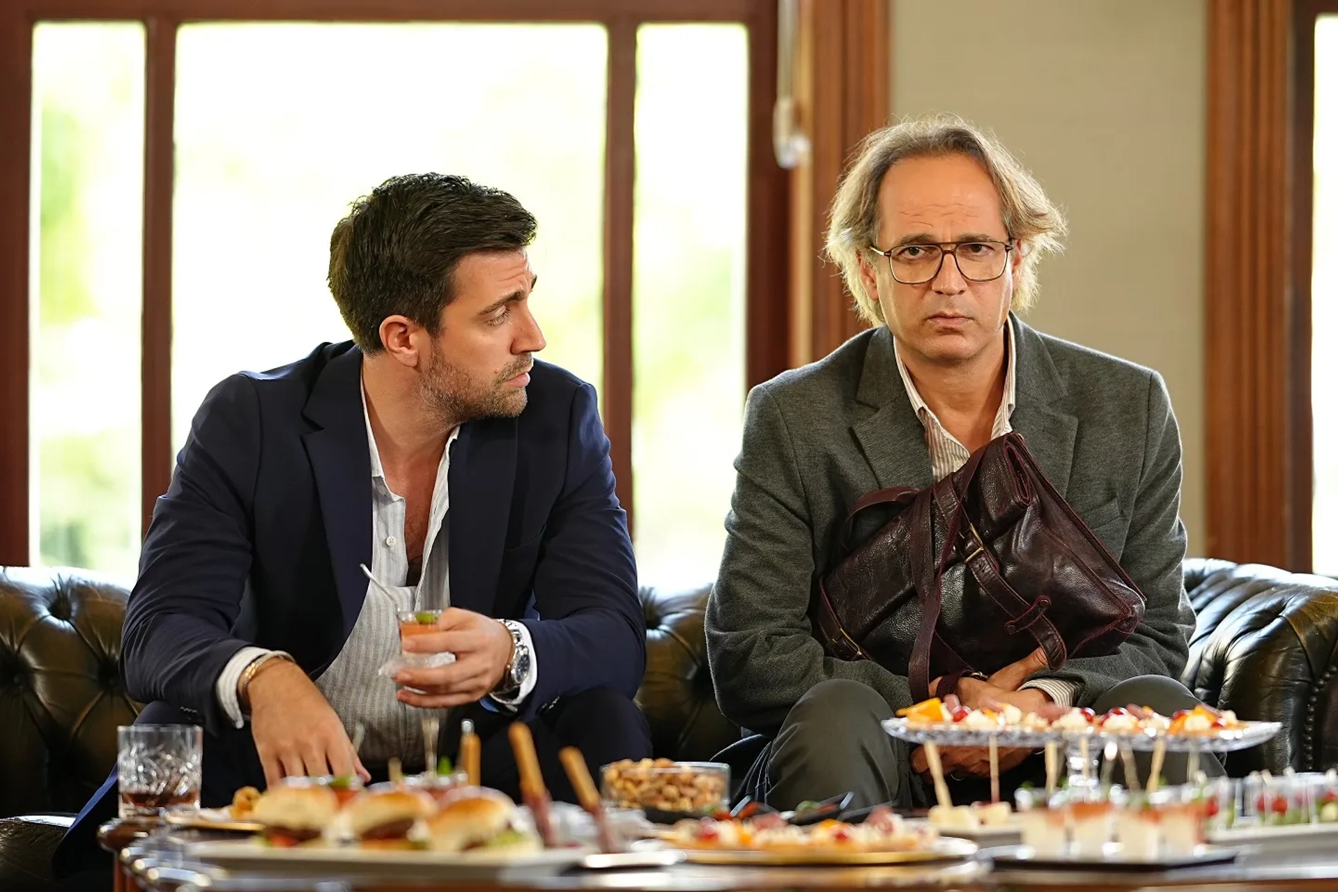 Timuçin Esen and Caglar Ertugrul in Kalpazan (2024)