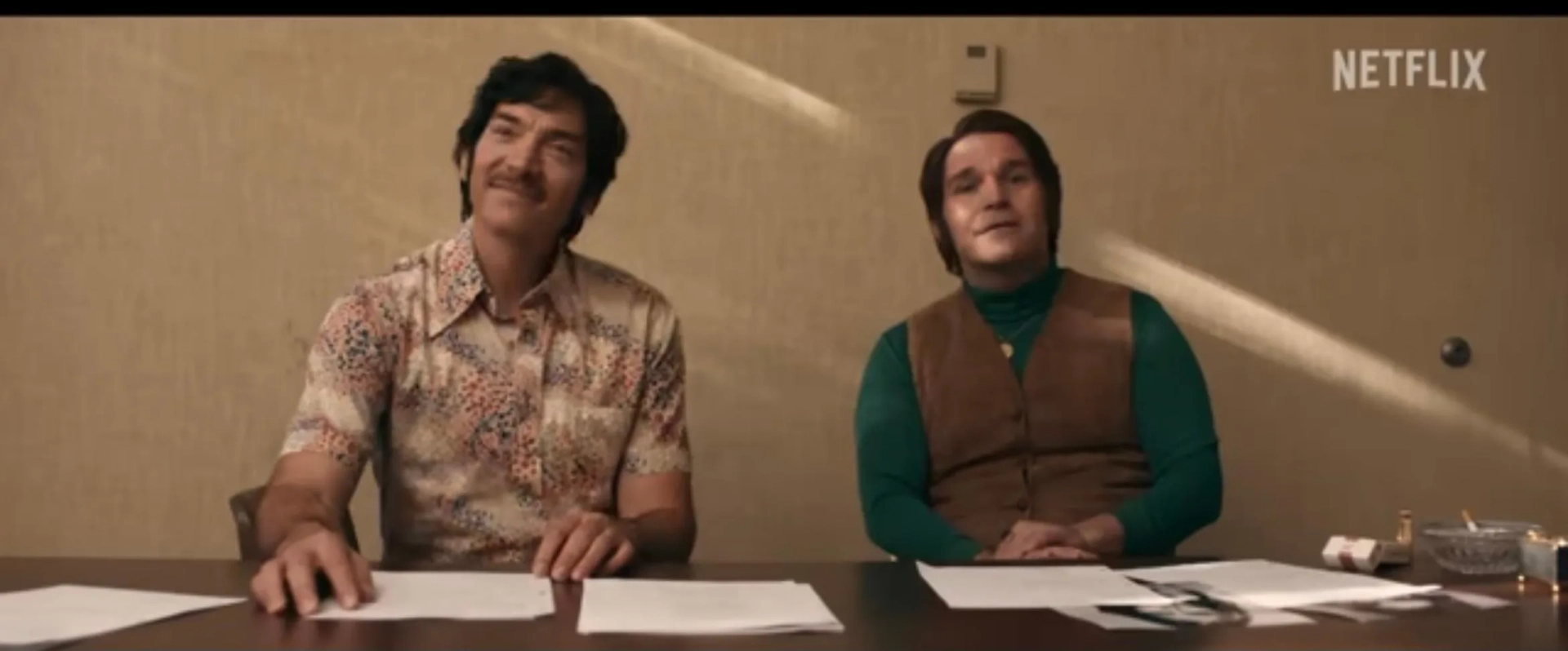 Matty Finochio and Geoff Gustafson in Woman of the Hour (2023)