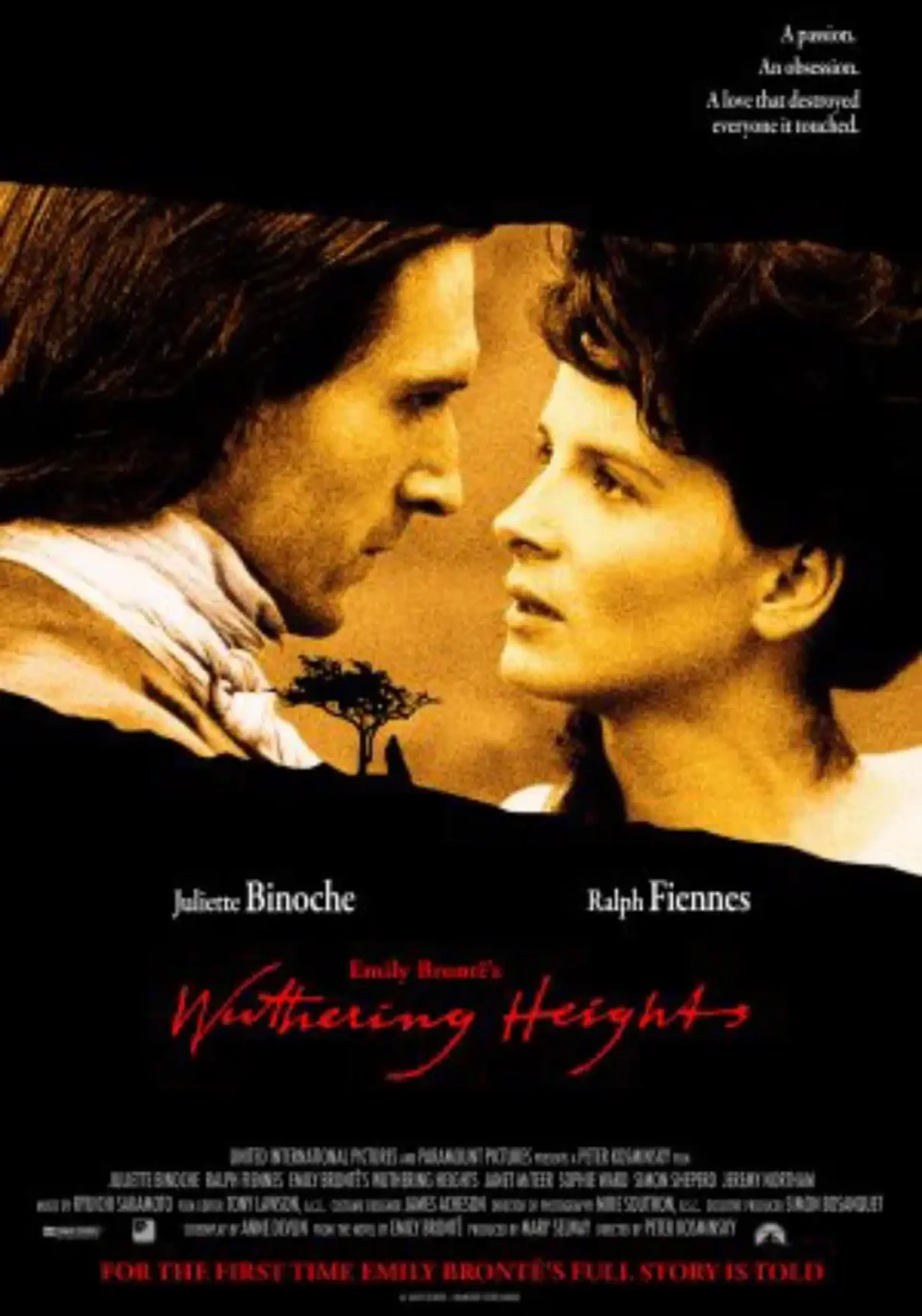 فیلم بلندی های بادگیر (Wuthering Heights 1992)