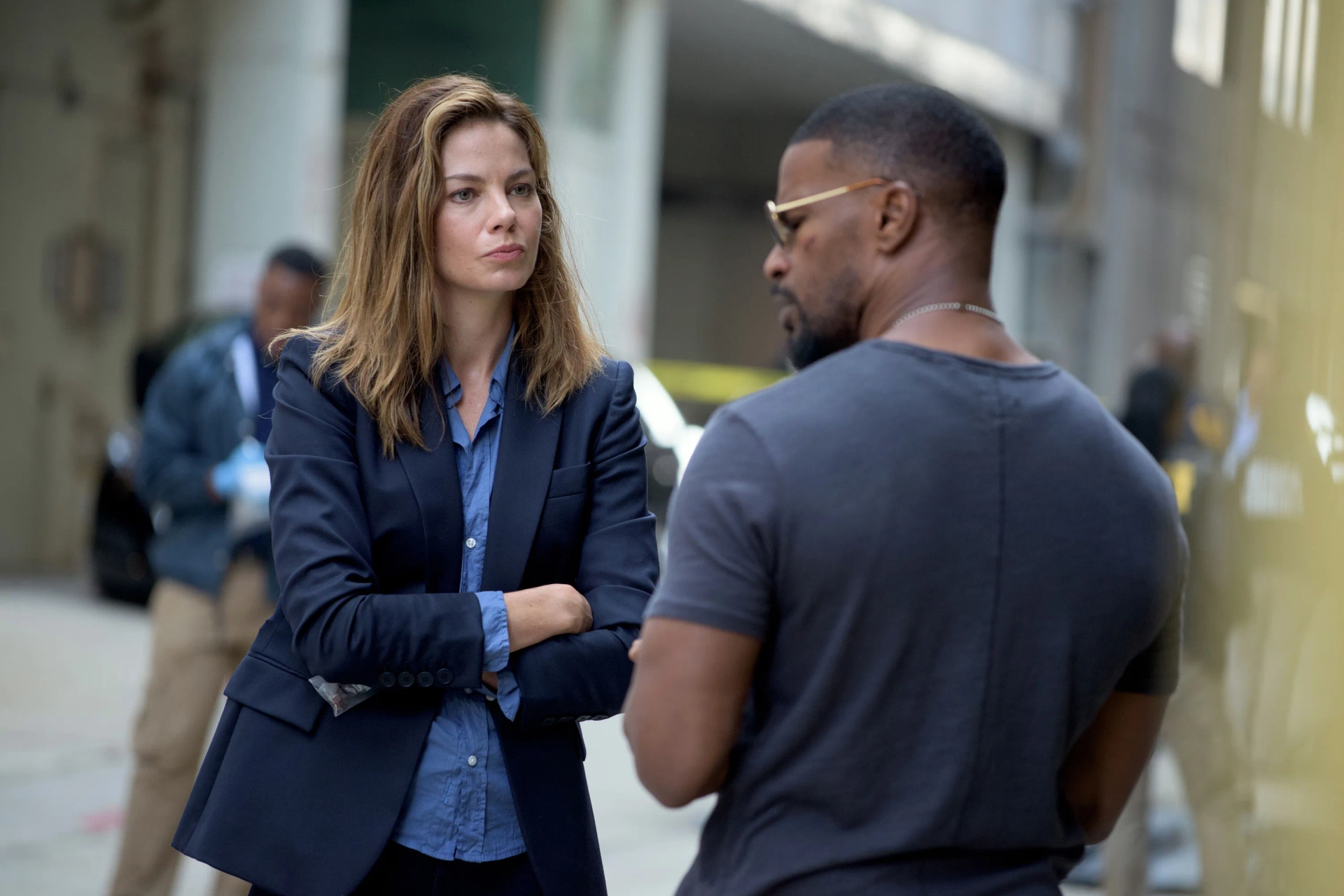 Jamie Foxx and Michelle Monaghan in Sleepless (2017)