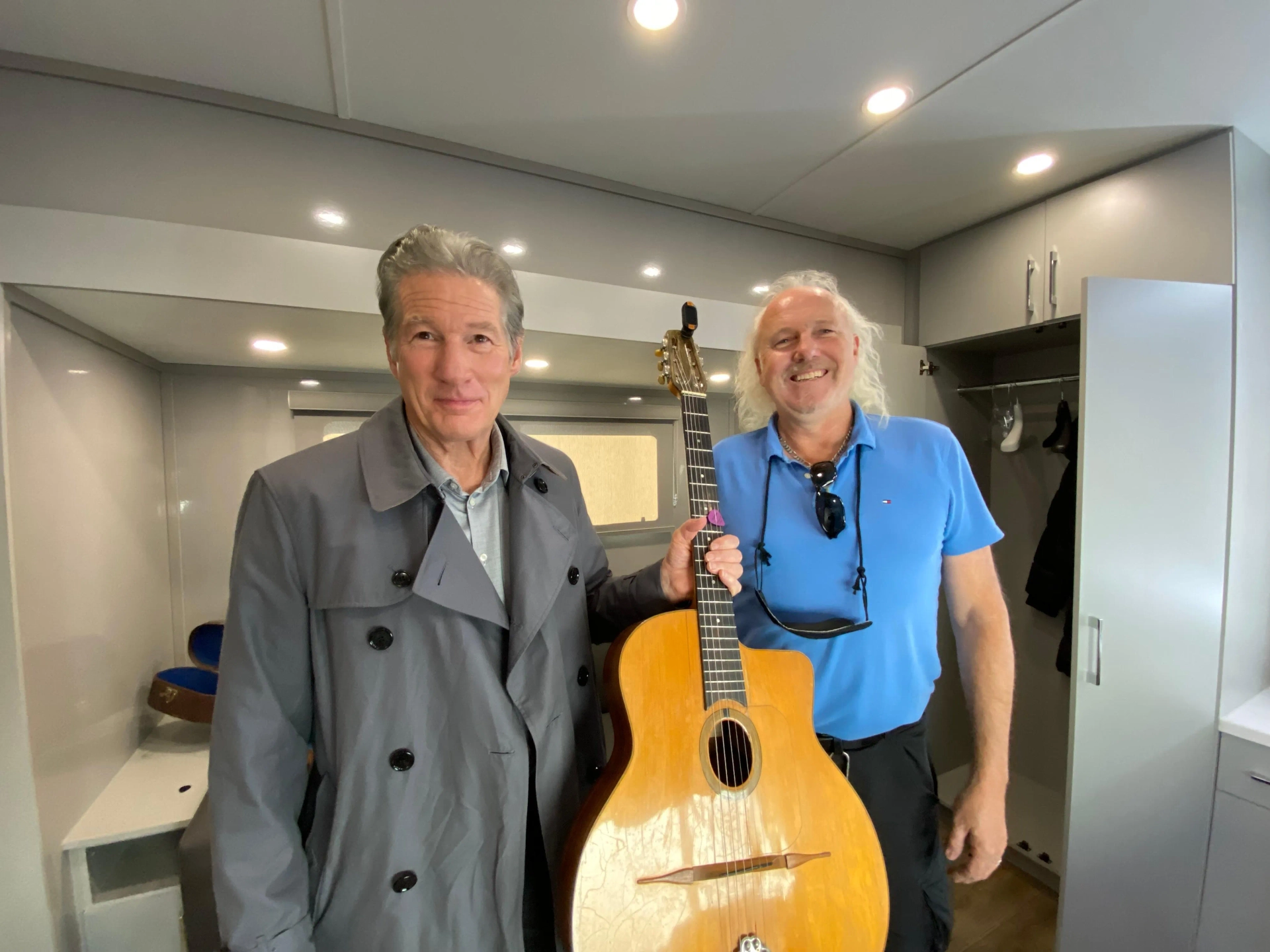 Richard Gere and Tony Oldland in Longing (2024)