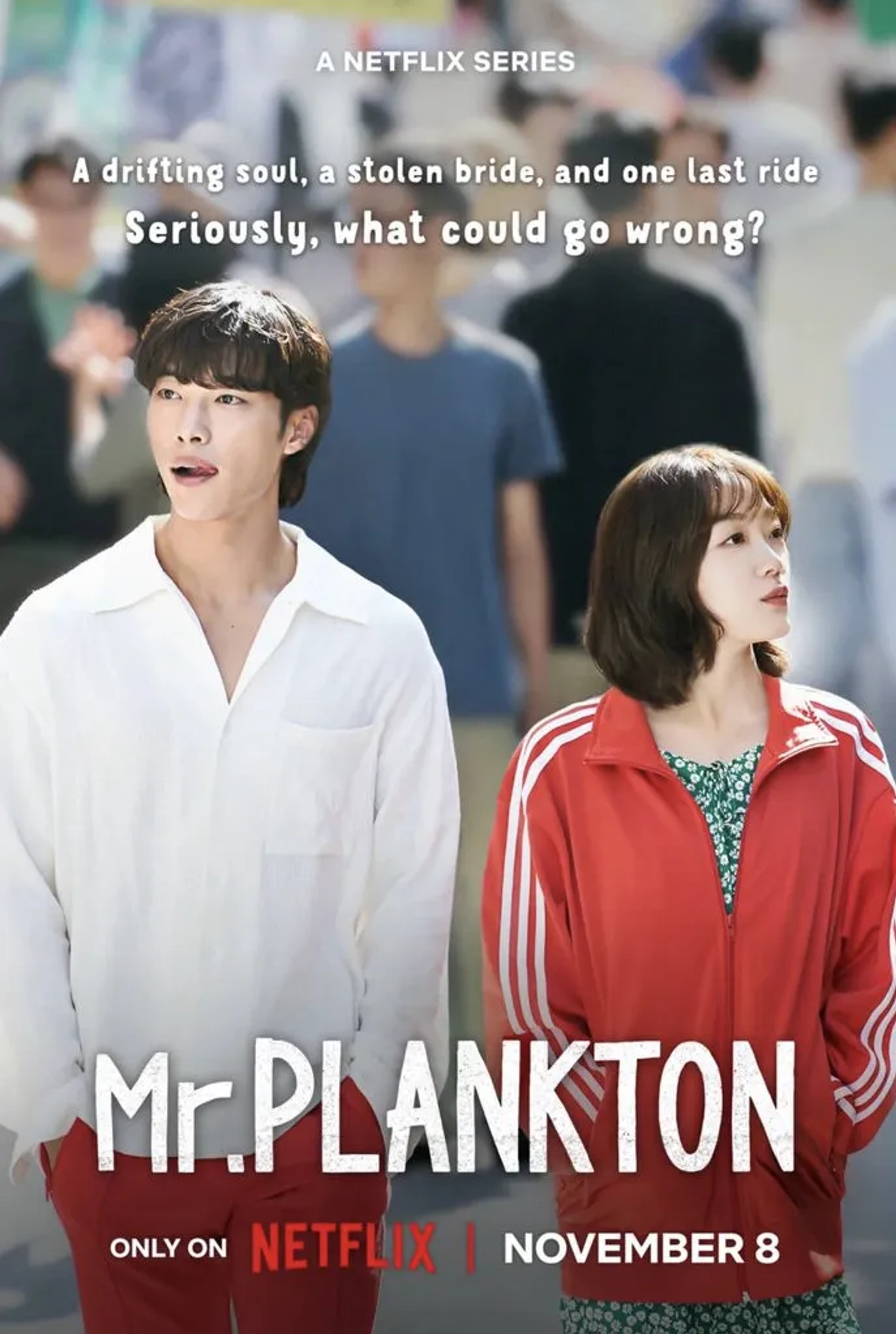 Lee Yoo-mi and Woo Do-Hwan in Mr. Plankton (2024)