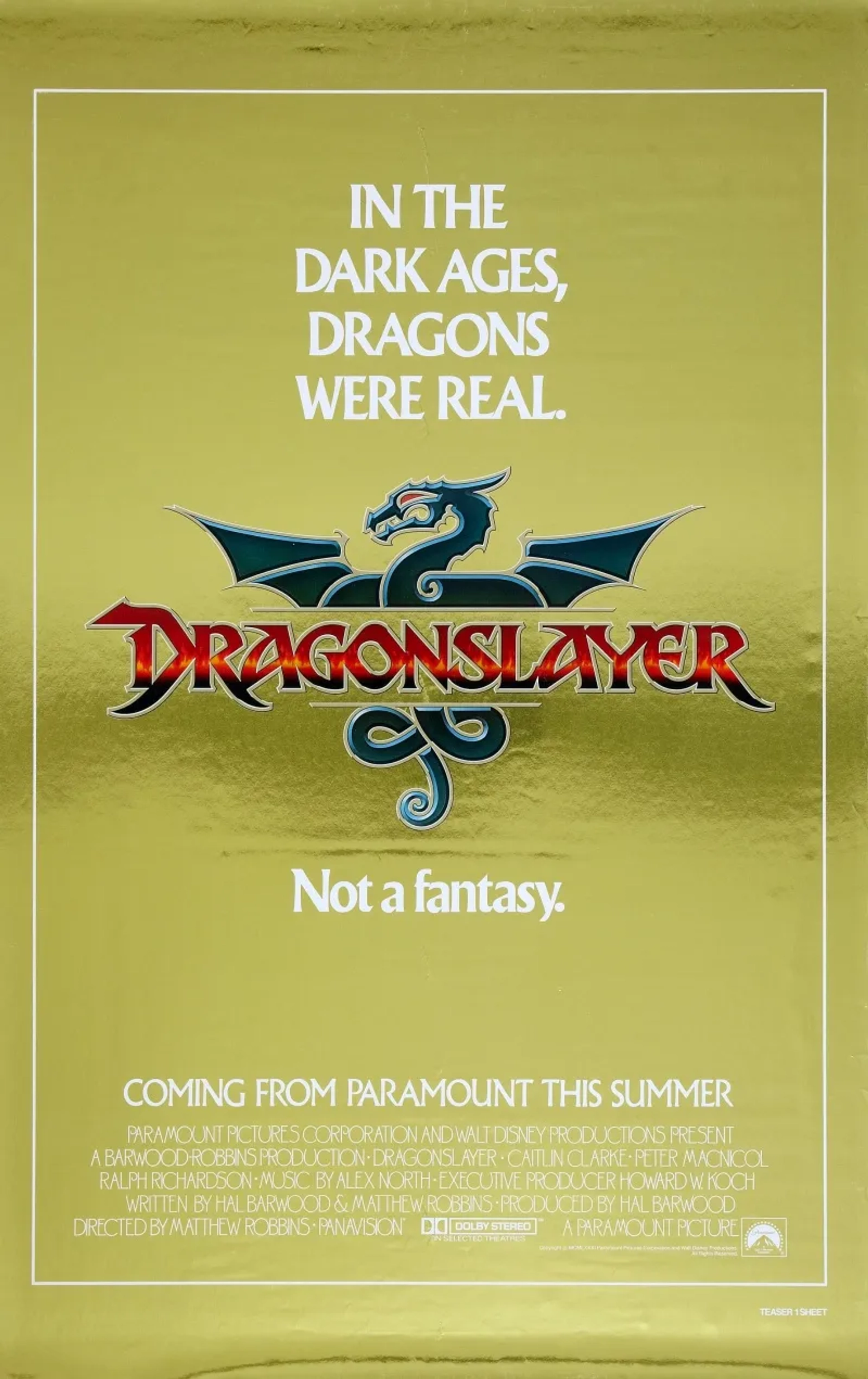 فیلم اژدهاکش (Dragonslayer 1981)