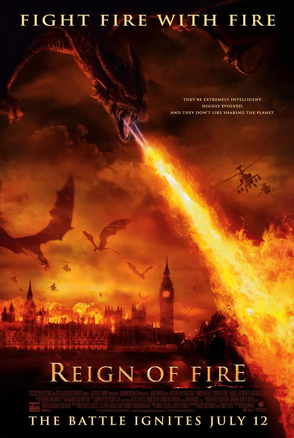 فیلم سلطنت آتش (Reign Of Fire 2002)