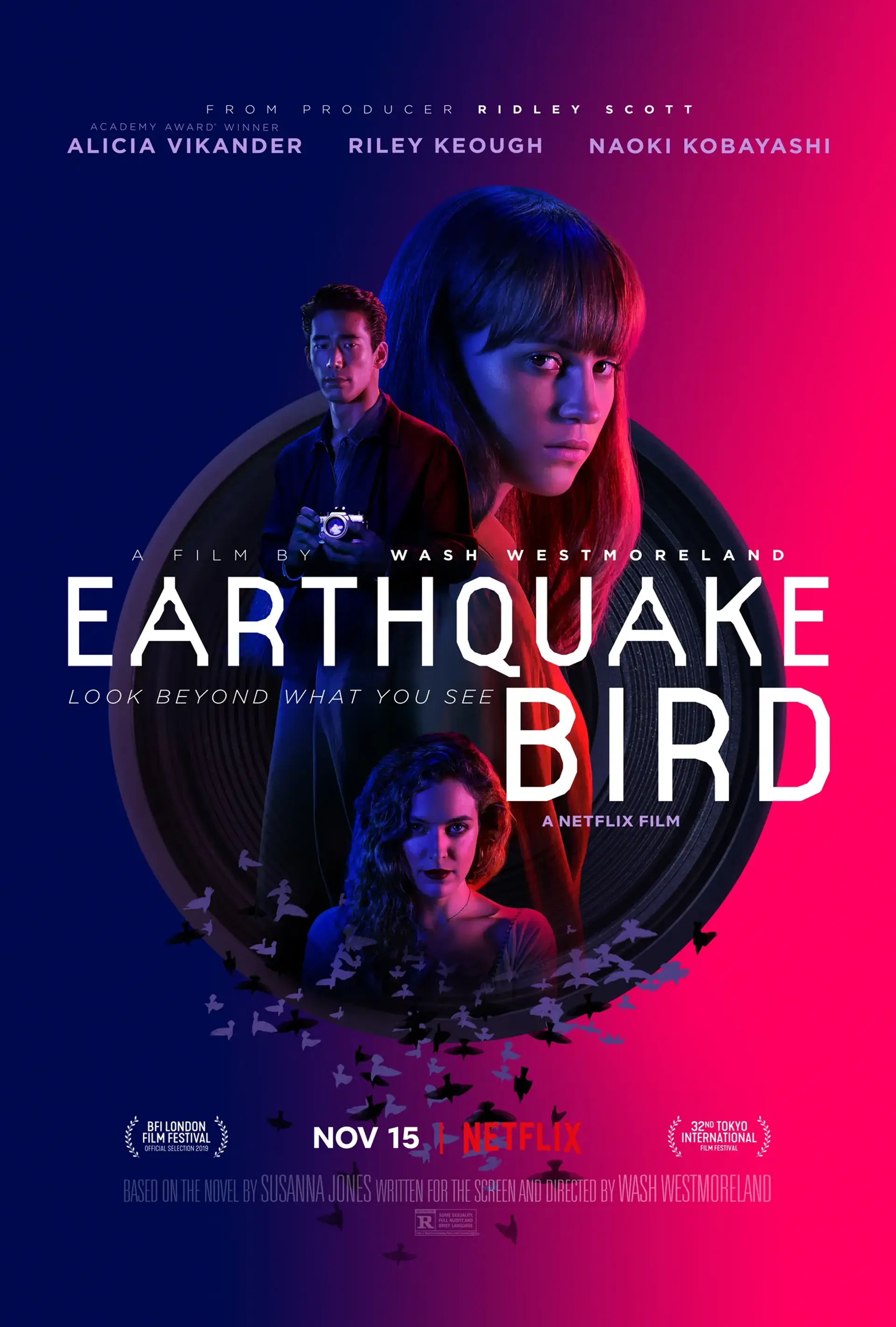 فیلم پرنده زلزله (Earthquake Bird 2019)