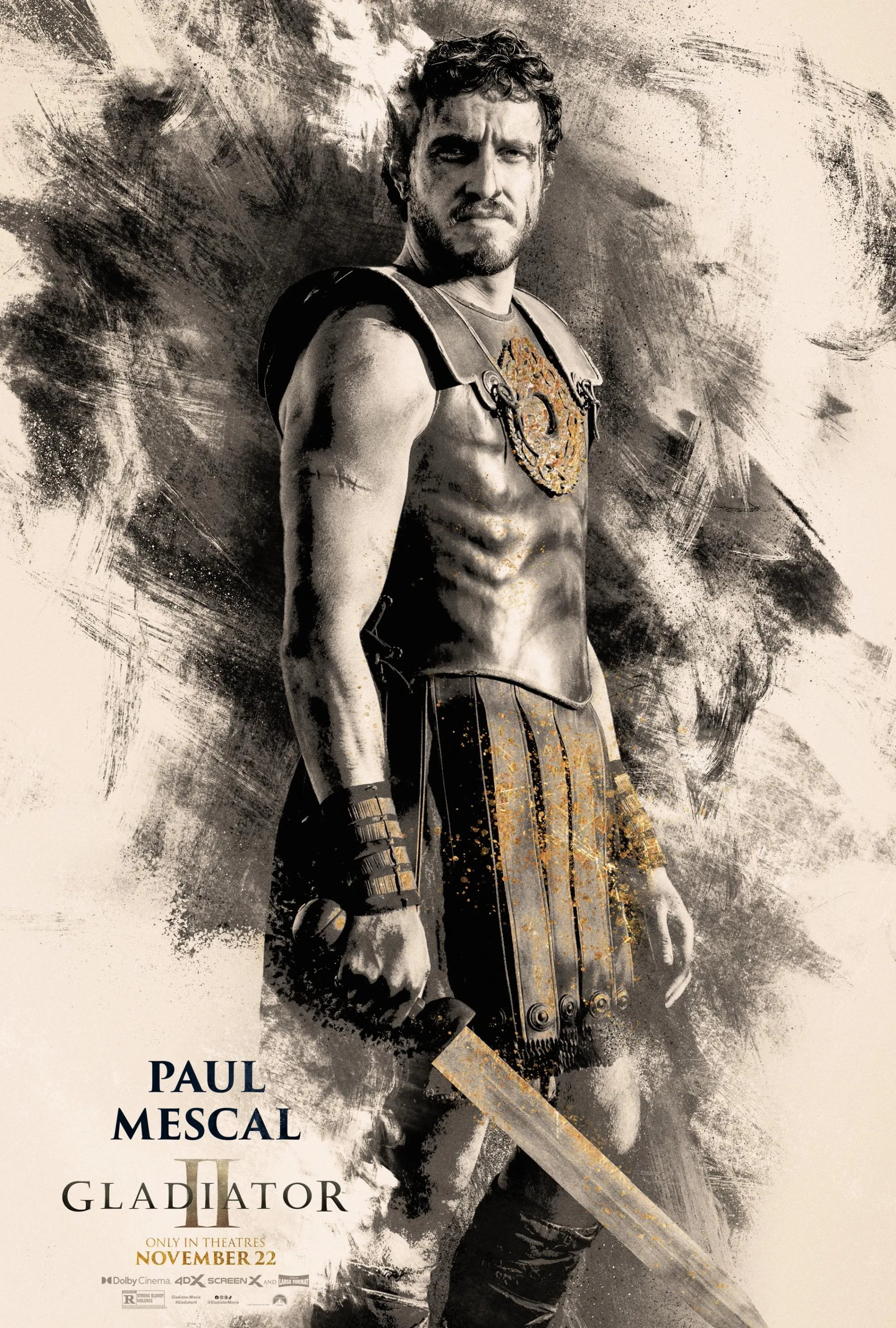 Paul Mescal in Gladiator II (2024)