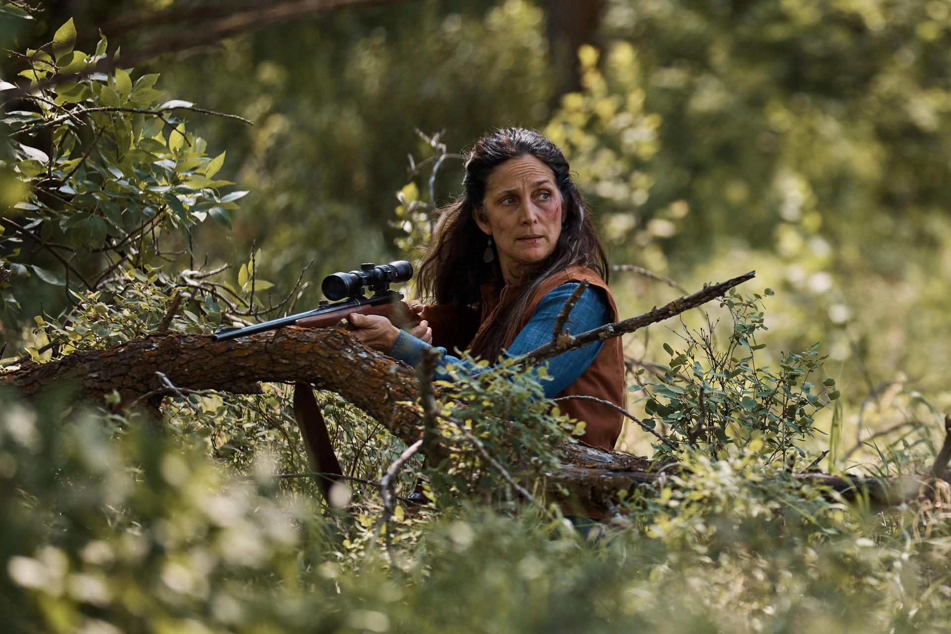 Carrie-Anne Moss in Die Alone (2024)