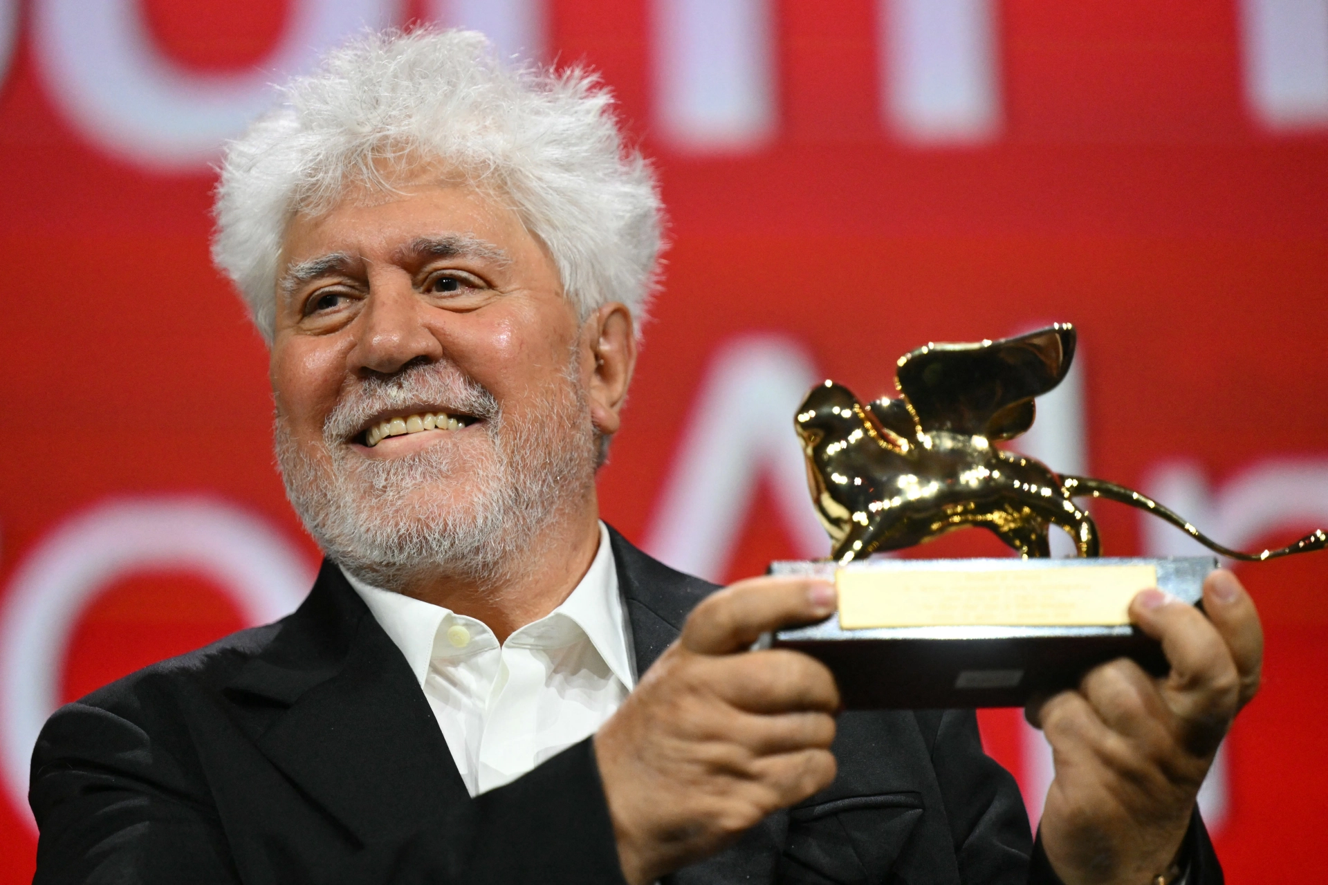 Pedro Almodóvar and Alberto Pizzoli at an event for The Room Next Door (2024)
