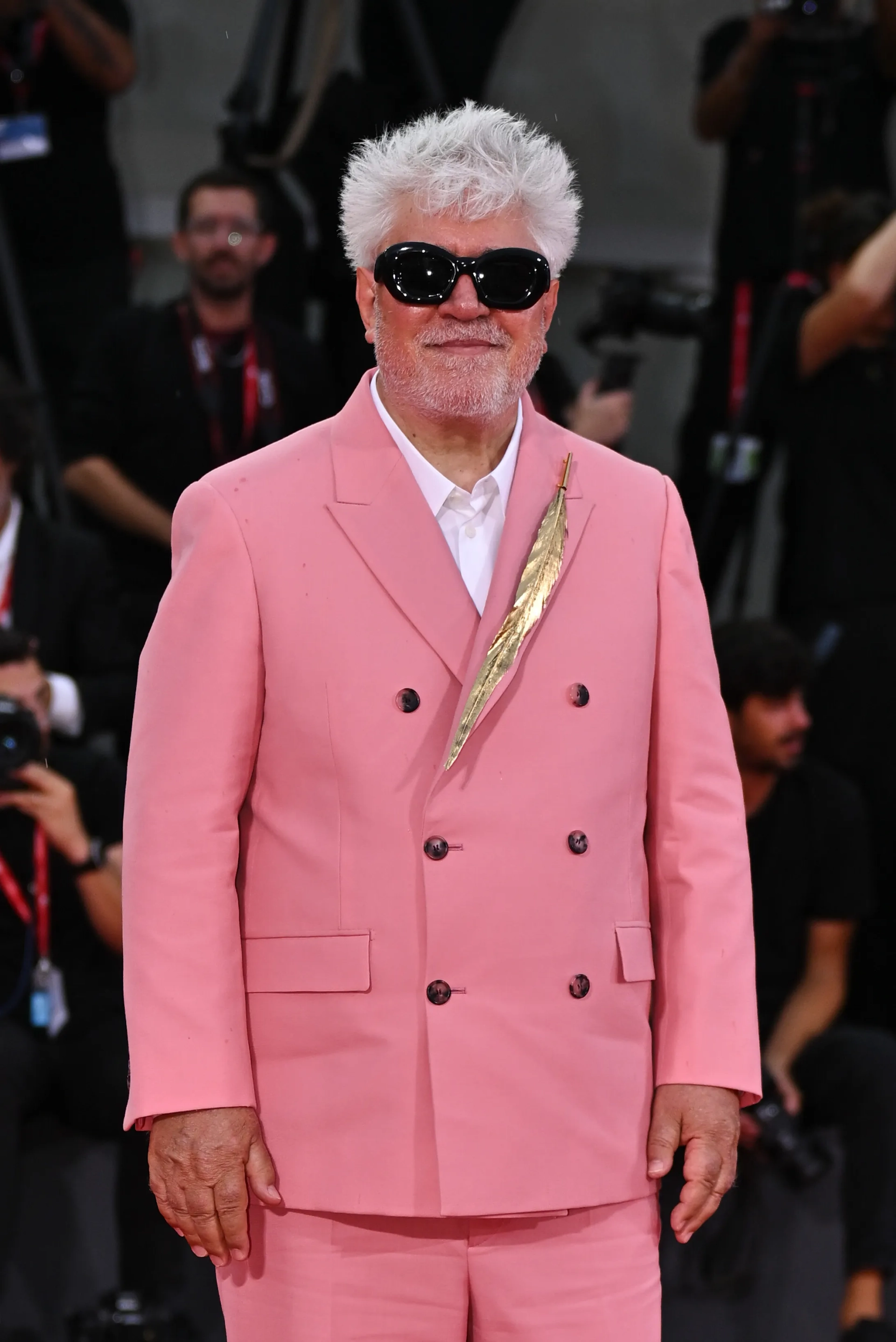 Pedro Almodóvar at an event for The Room Next Door (2024)