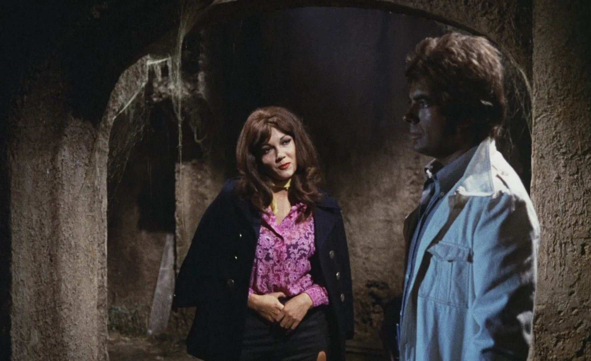 César Burner and María Silva in Tombs of the Blind Dead (1972)