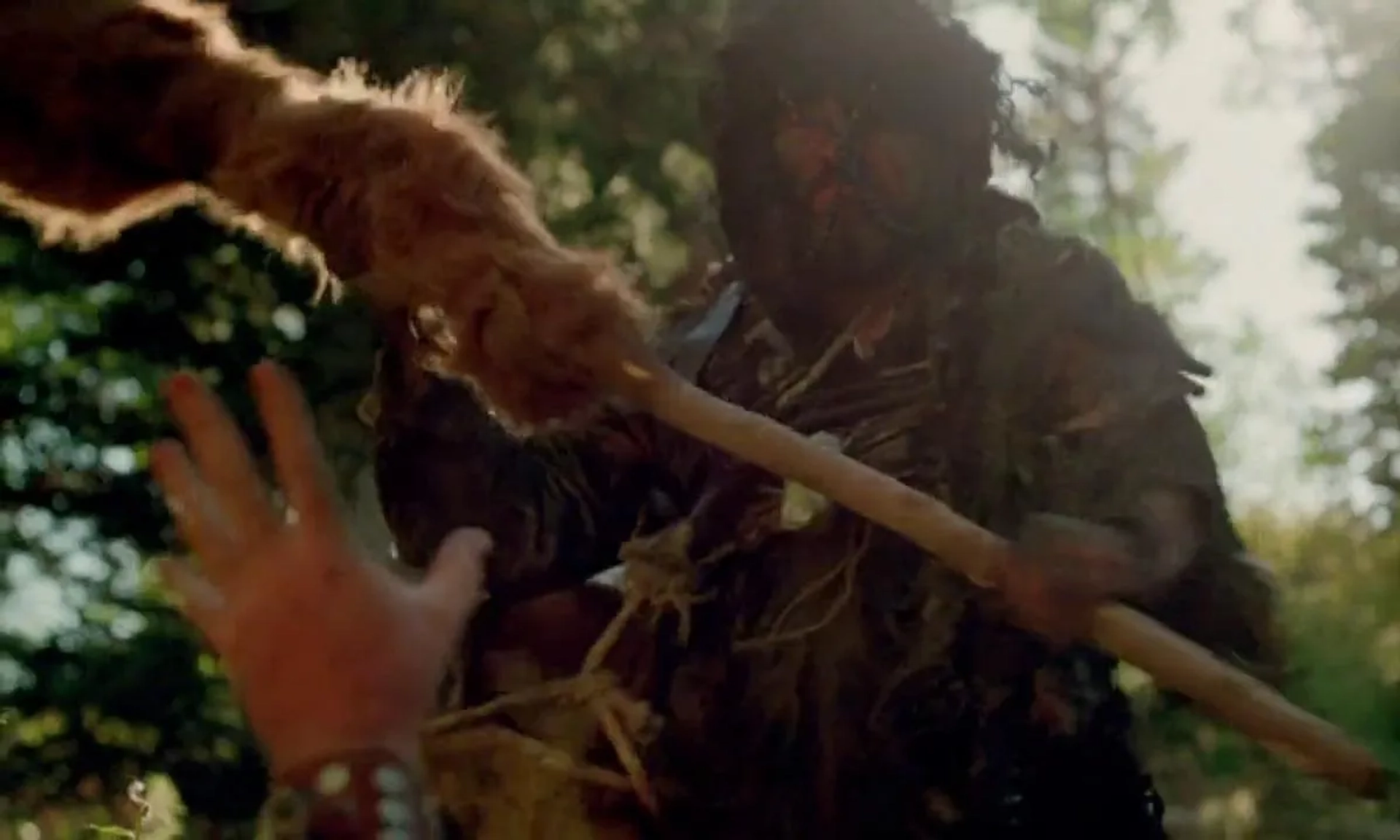 Tom Drury and James P. Hayden in Don't Go in the Woods (1981)