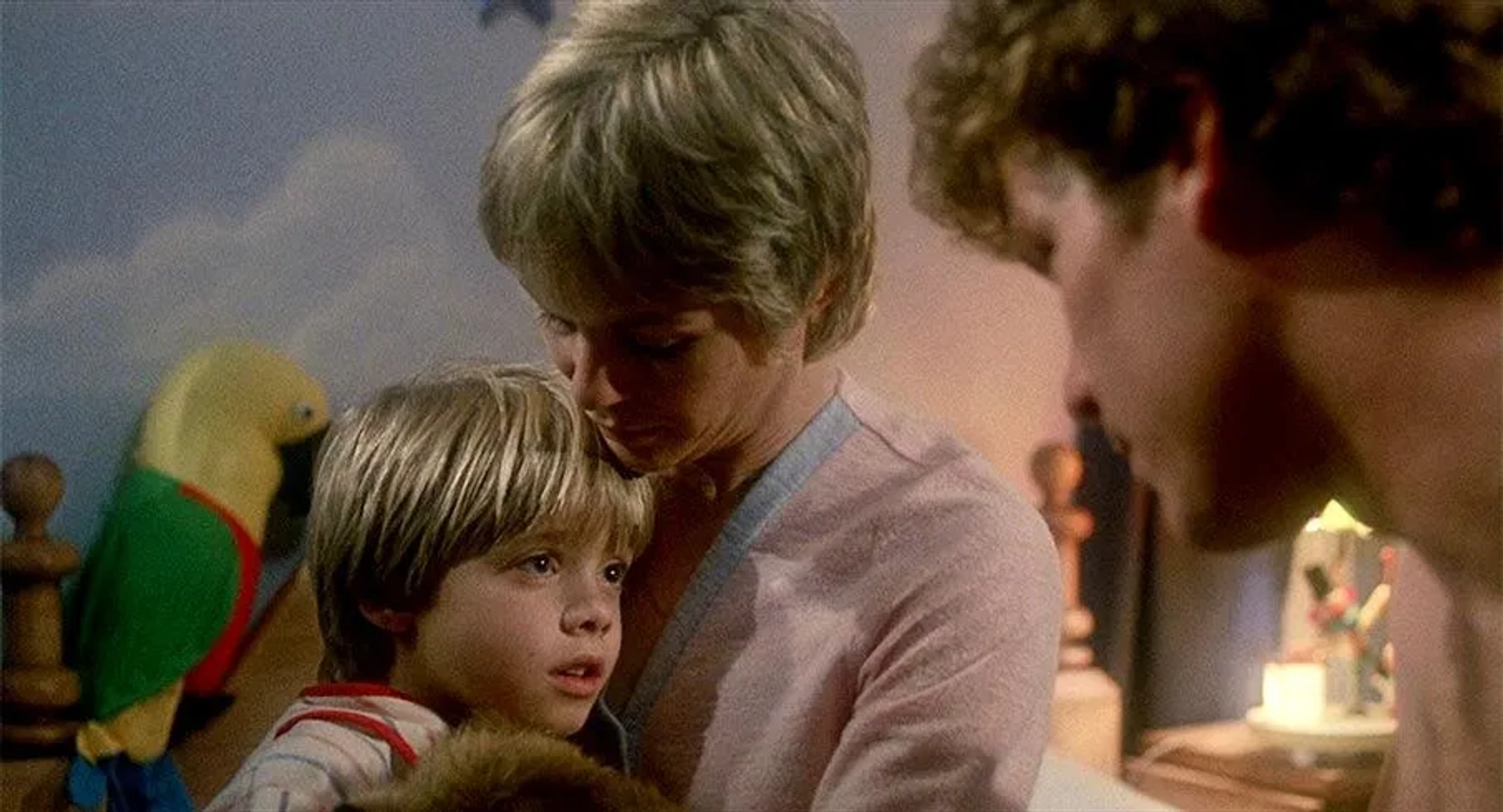 Danny Pintauro, Daniel Hugh Kelly, and Dee Wallace in Cujo (1983)