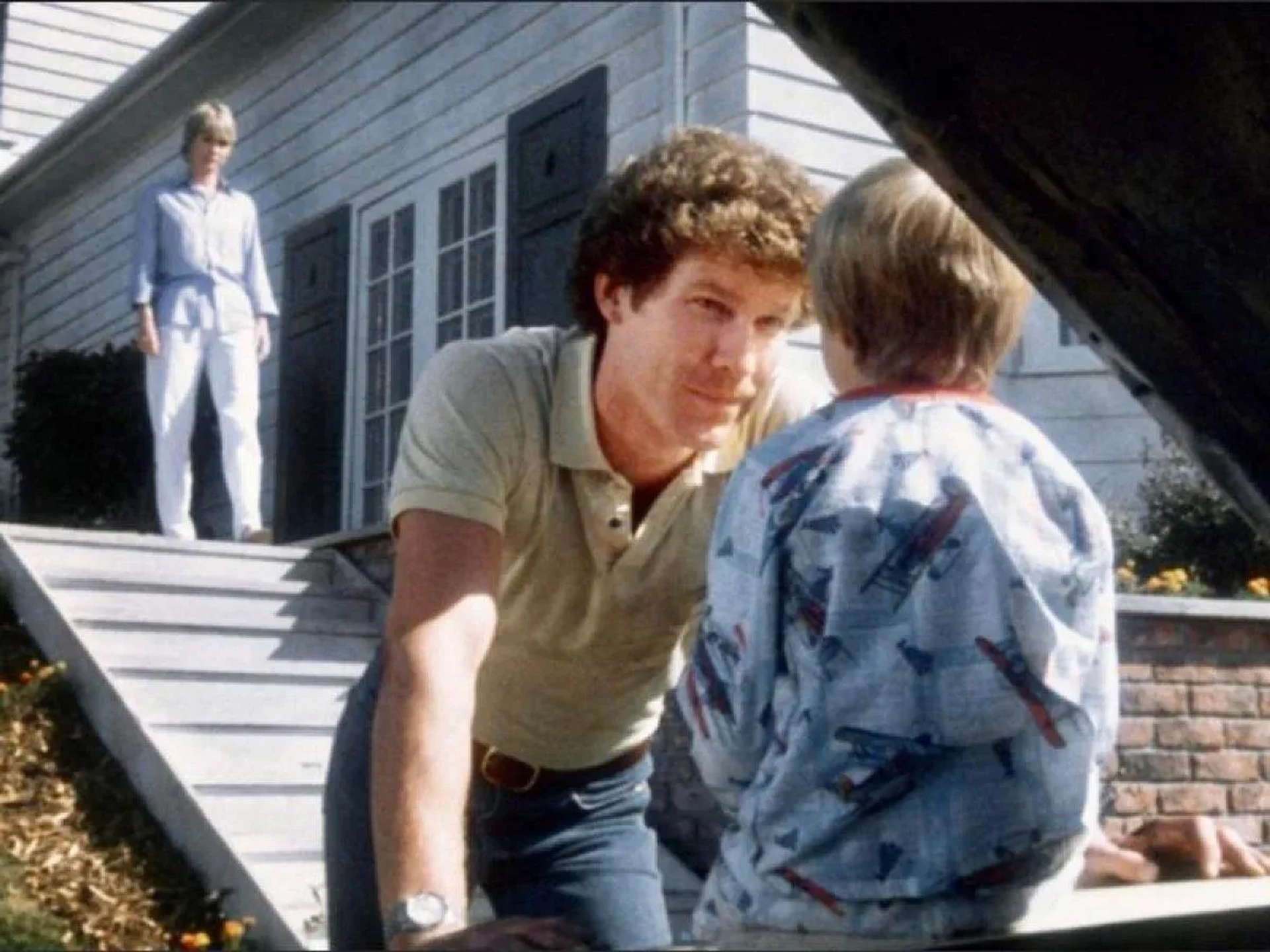 Danny Pintauro, Daniel Hugh Kelly, and Dee Wallace in Cujo (1983)