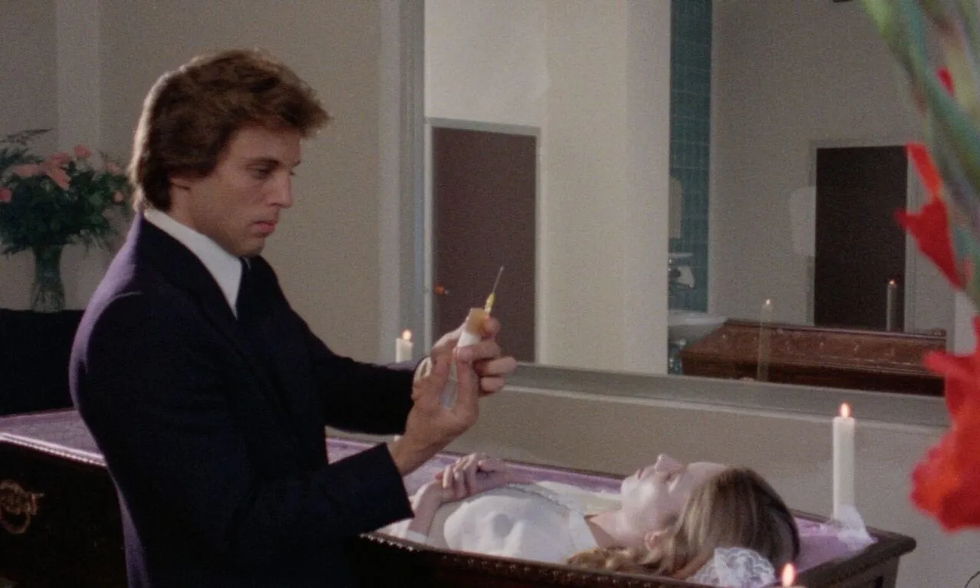 Kieran Canter and Cinzia Monreale in Beyond the Darkness (1979)