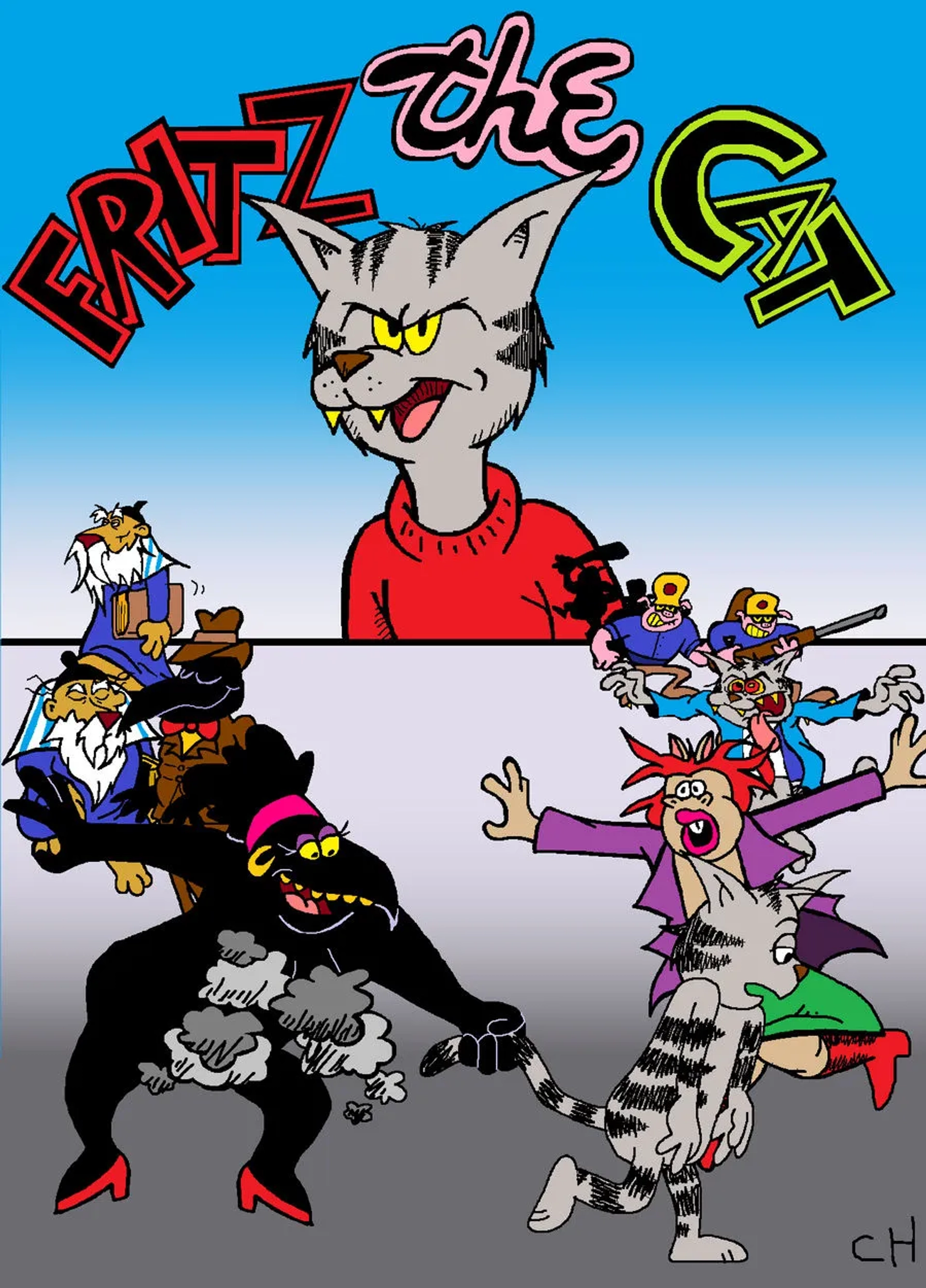انیمیشن فریتز گربه (Fritz the Cat 1972)