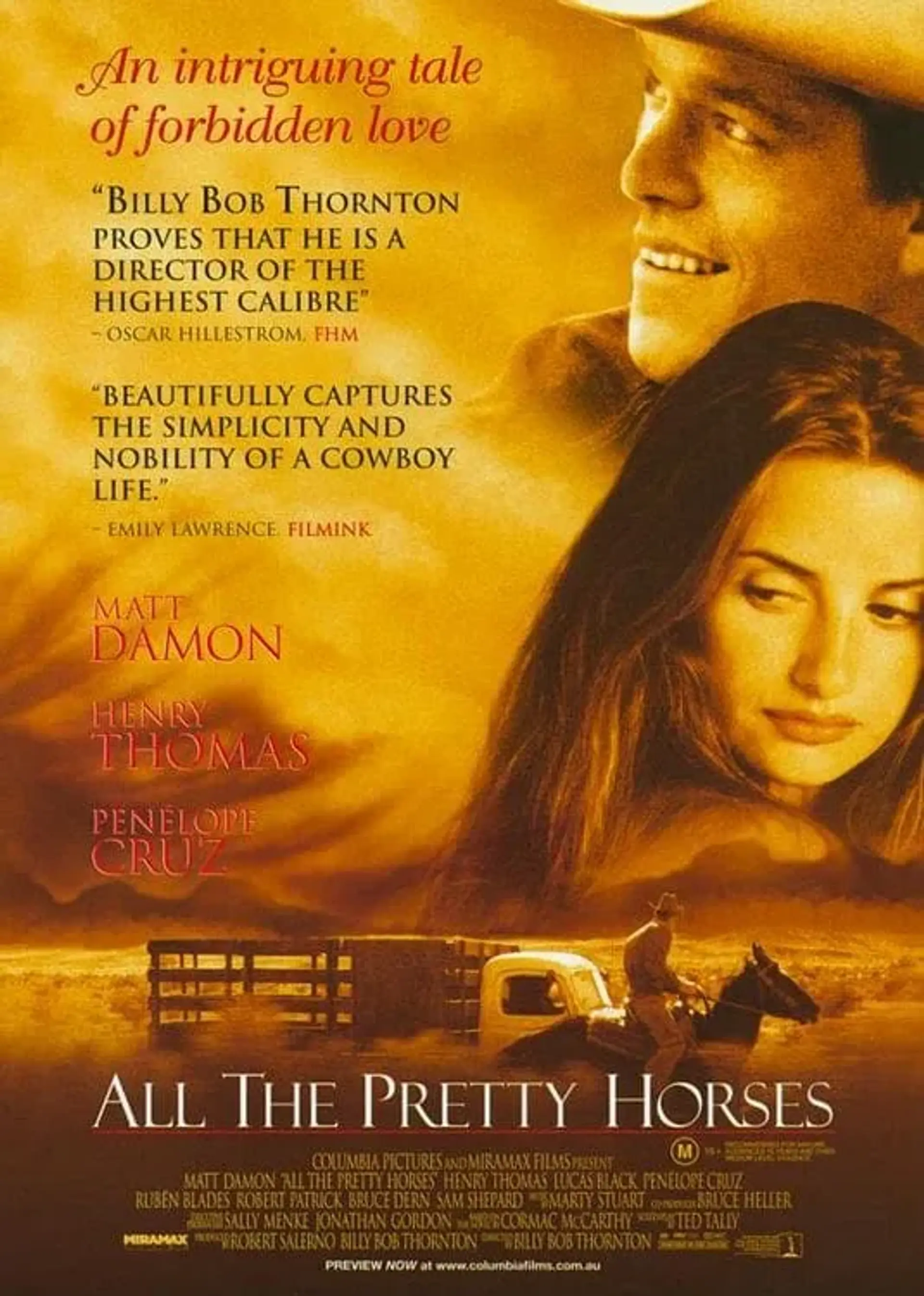 فیلم تمام اسب های زیبا (All the Pretty Horses 2000)