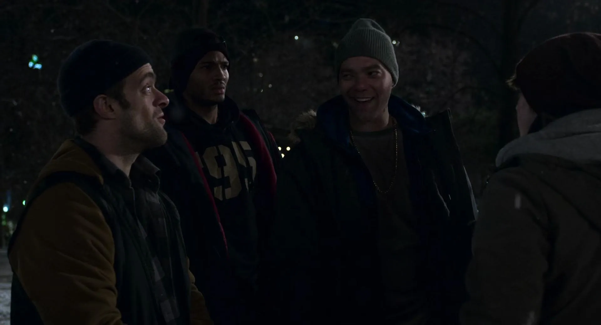 Ish Morris, Jeremy Raymond, and Chris LeBlanc in The Christmas Chronicles (2018)