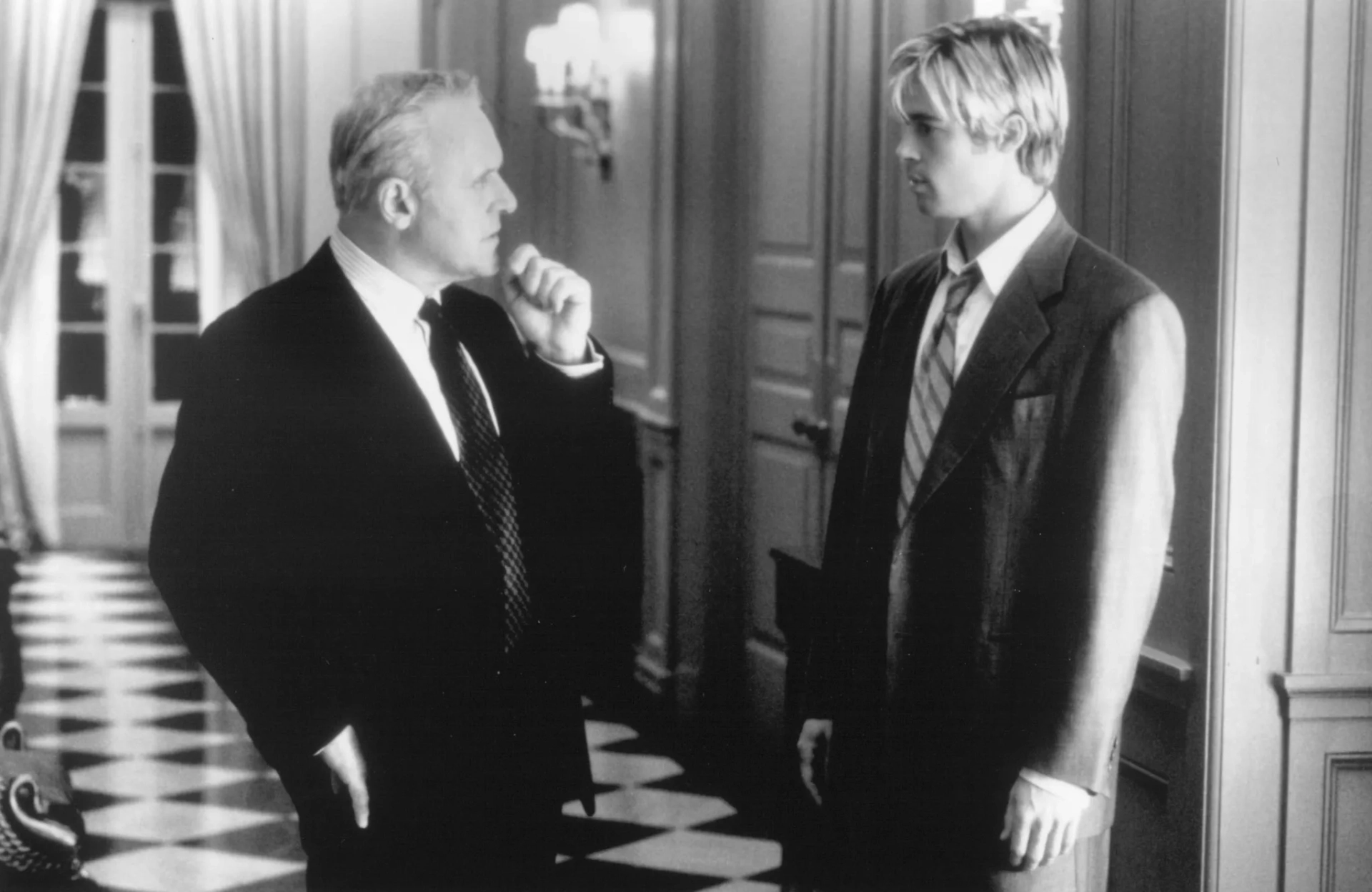 Brad Pitt and Anthony Hopkins in Meet Joe Black (1998)