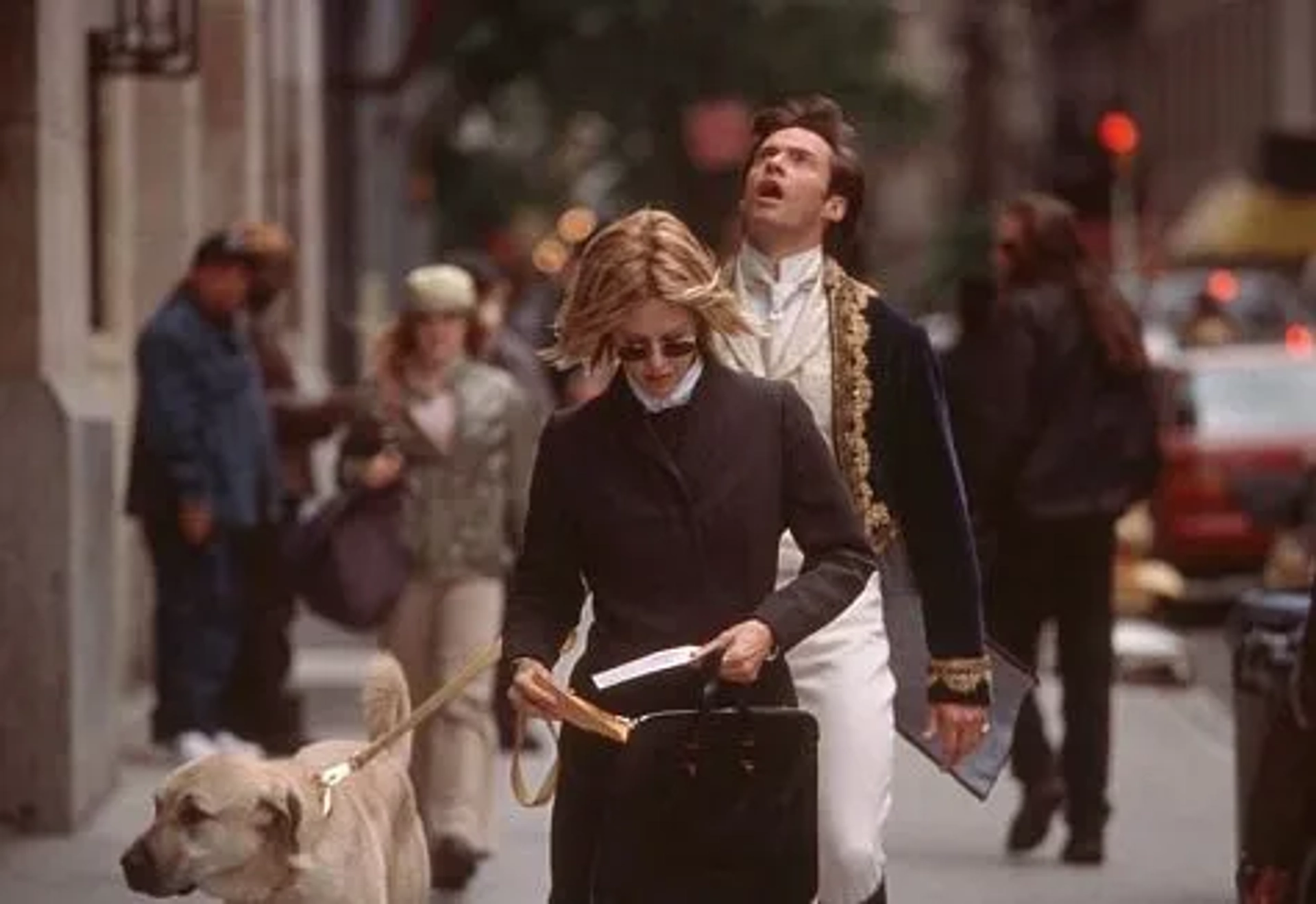 Meg Ryan and Hugh Jackman in Kate & Leopold (2001)